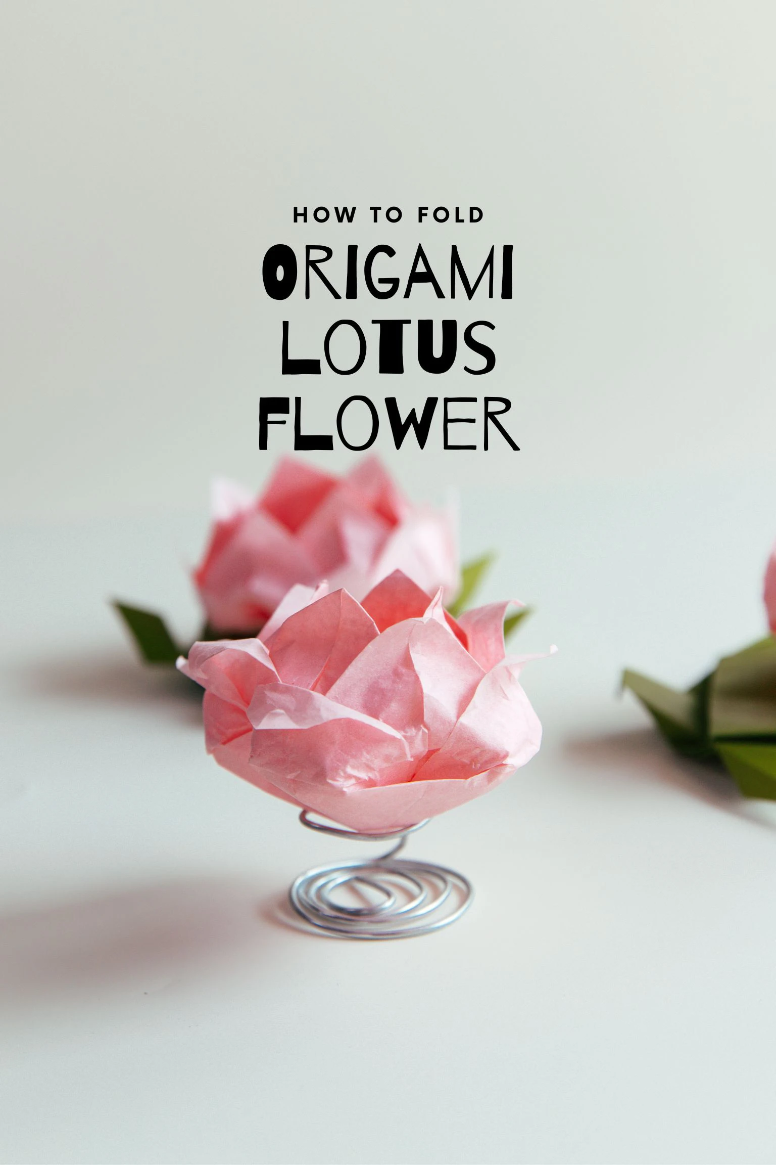 origami lotus flower | origamiok