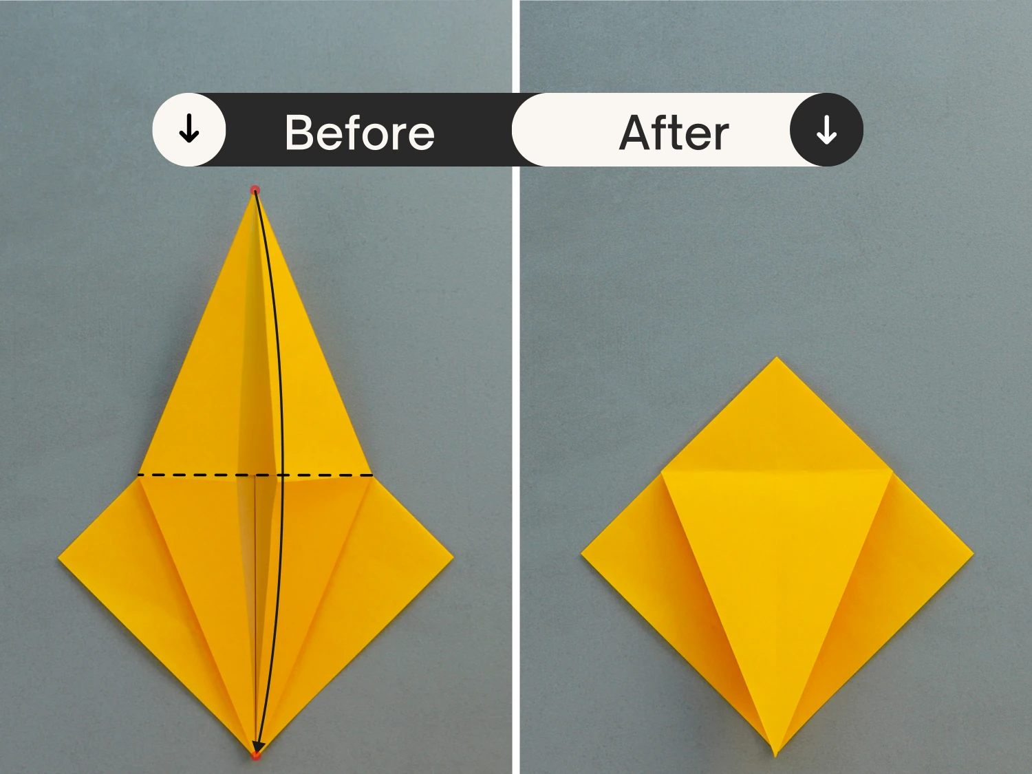 origami parrot| origamiok.com