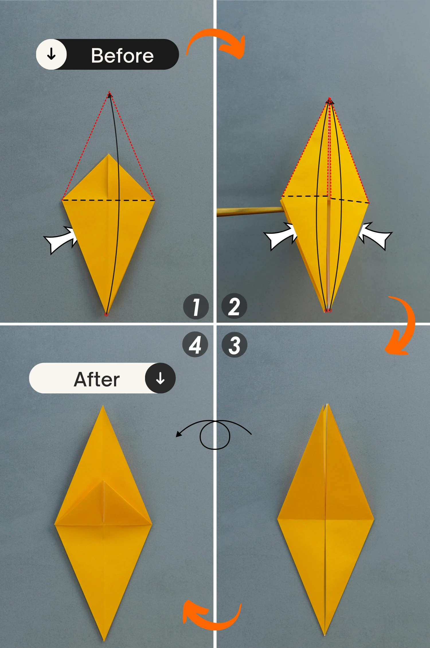 origami parrot| origamiok.com