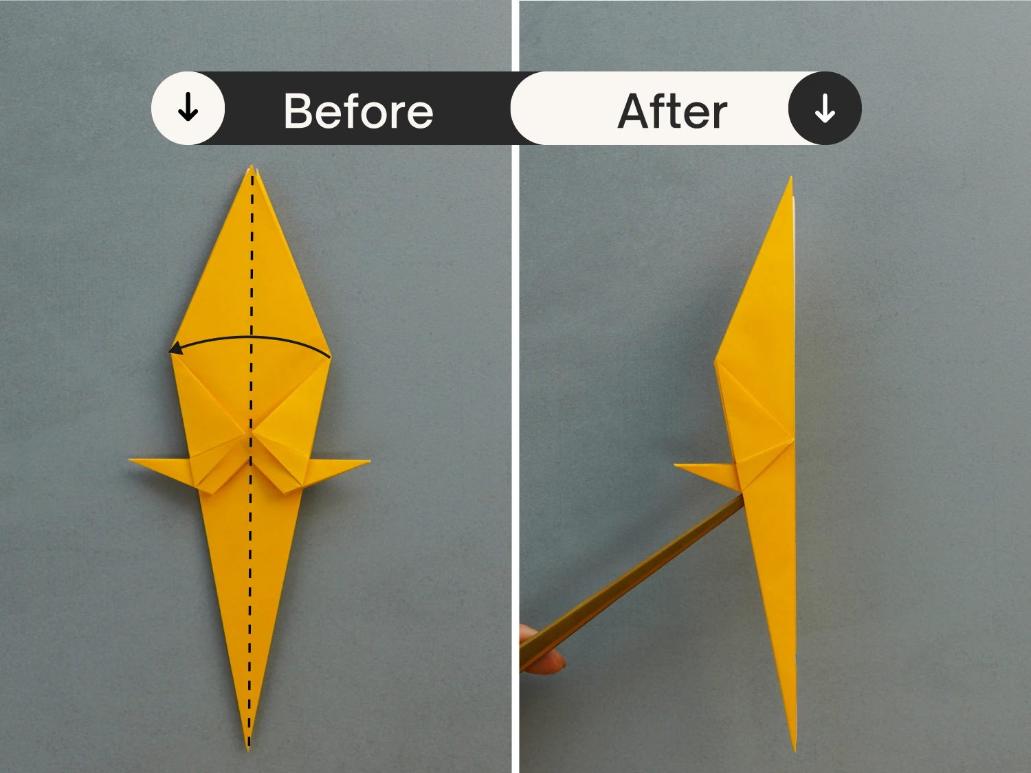 origami parrot| origamiok.com