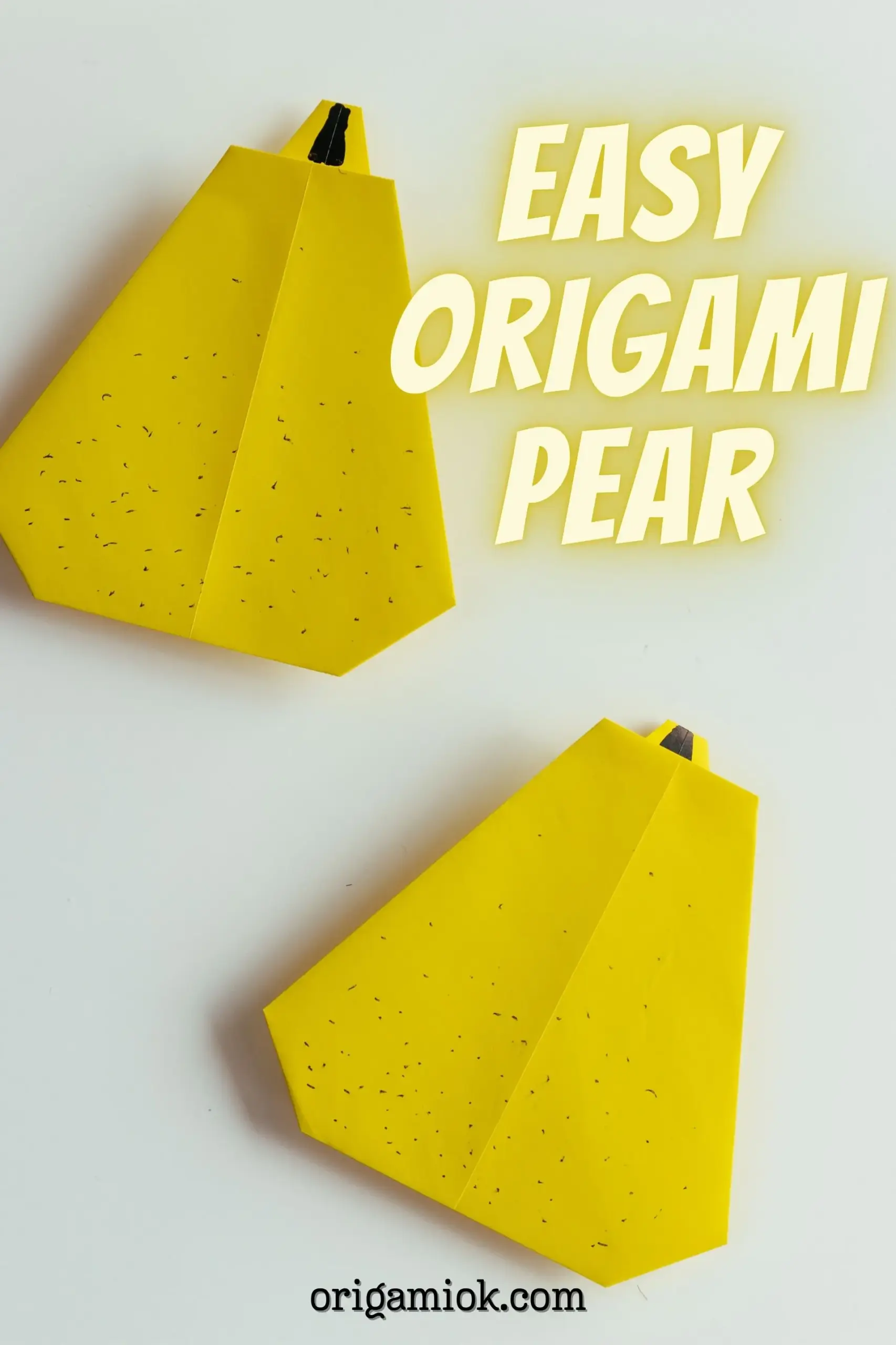 origami pear | OrigamiOk