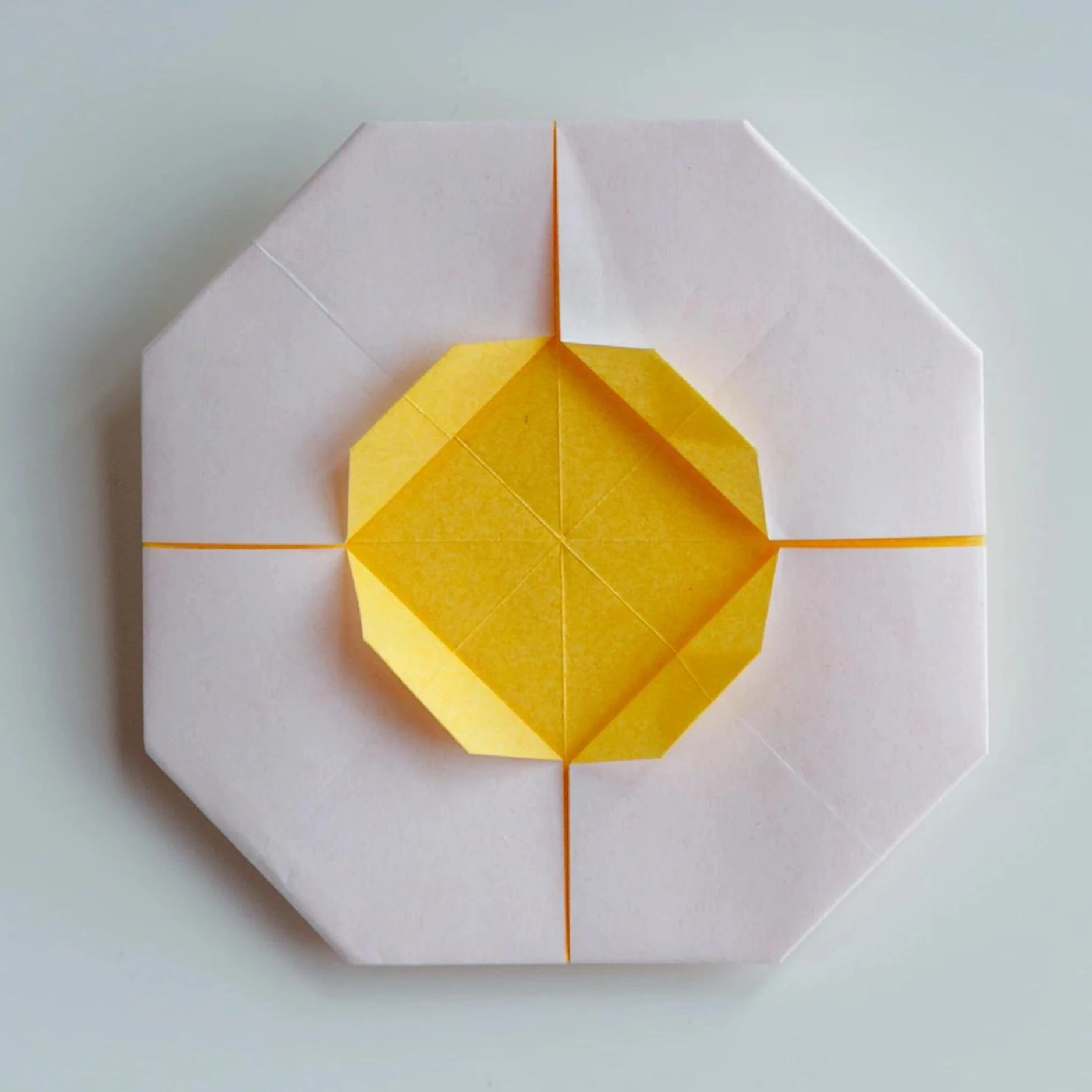 origami poached egg | Origami Ok