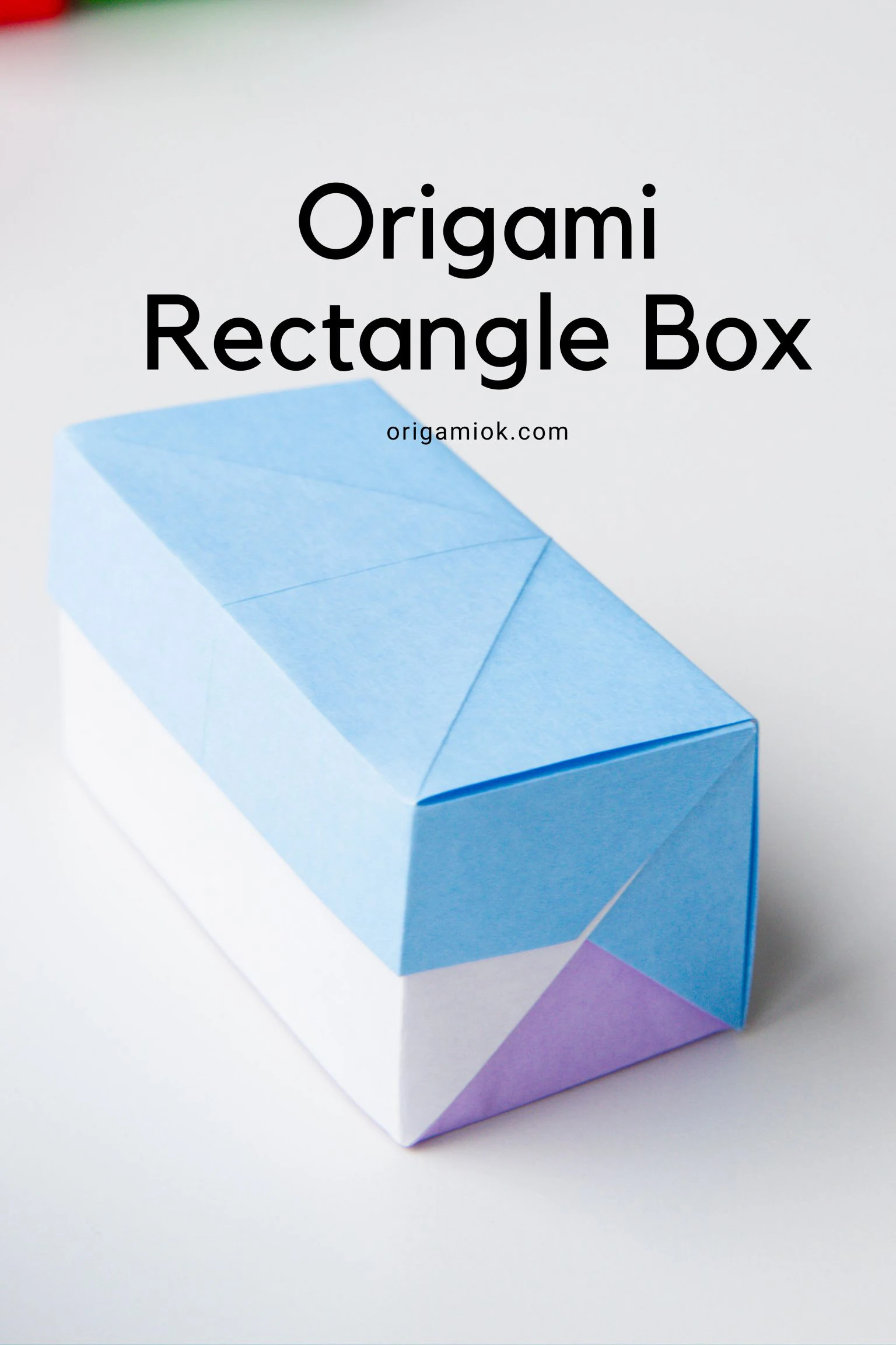 origami rectangle box | origamiok