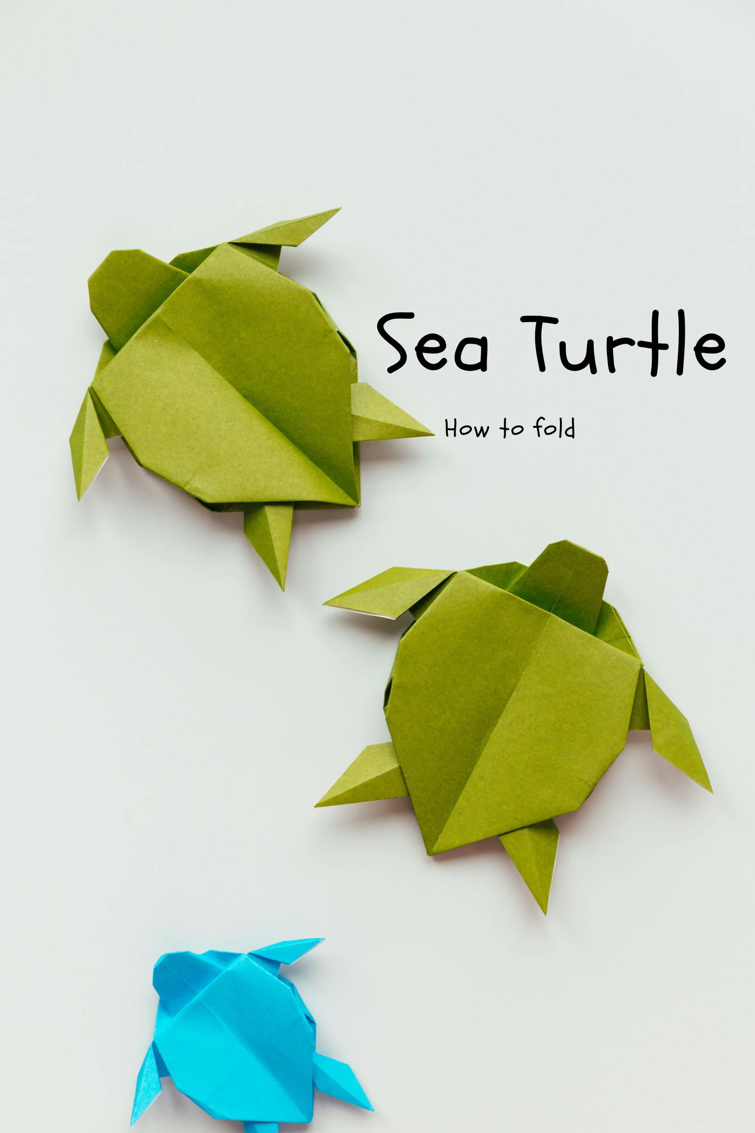 origami sea turtle | origamiok