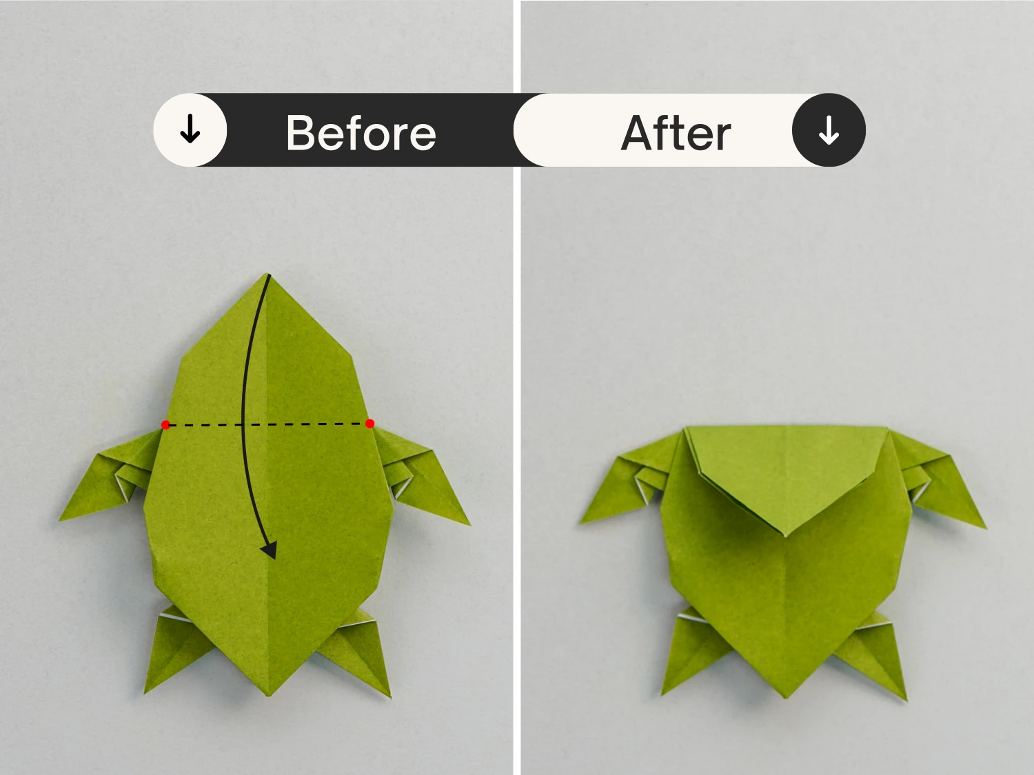 origami sea turtle | origamiok.com