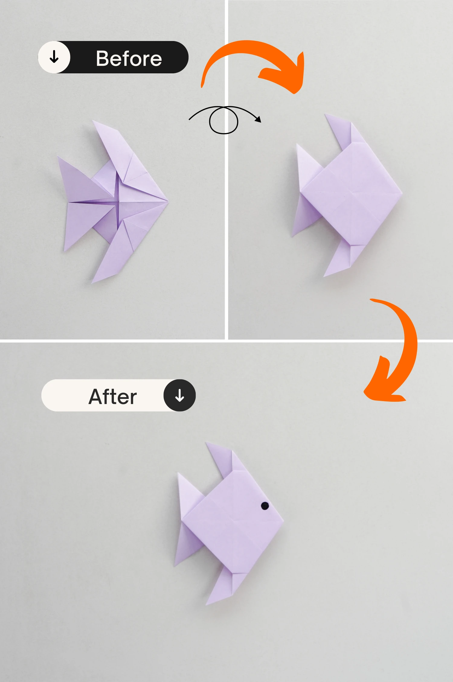 origami sunfish | origamiok.com