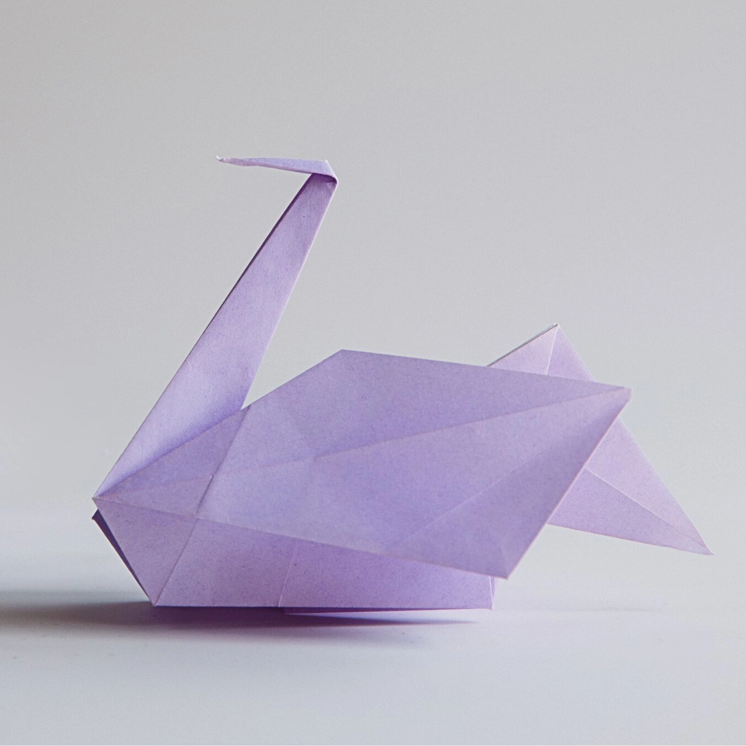 origami swan| origamiok.com