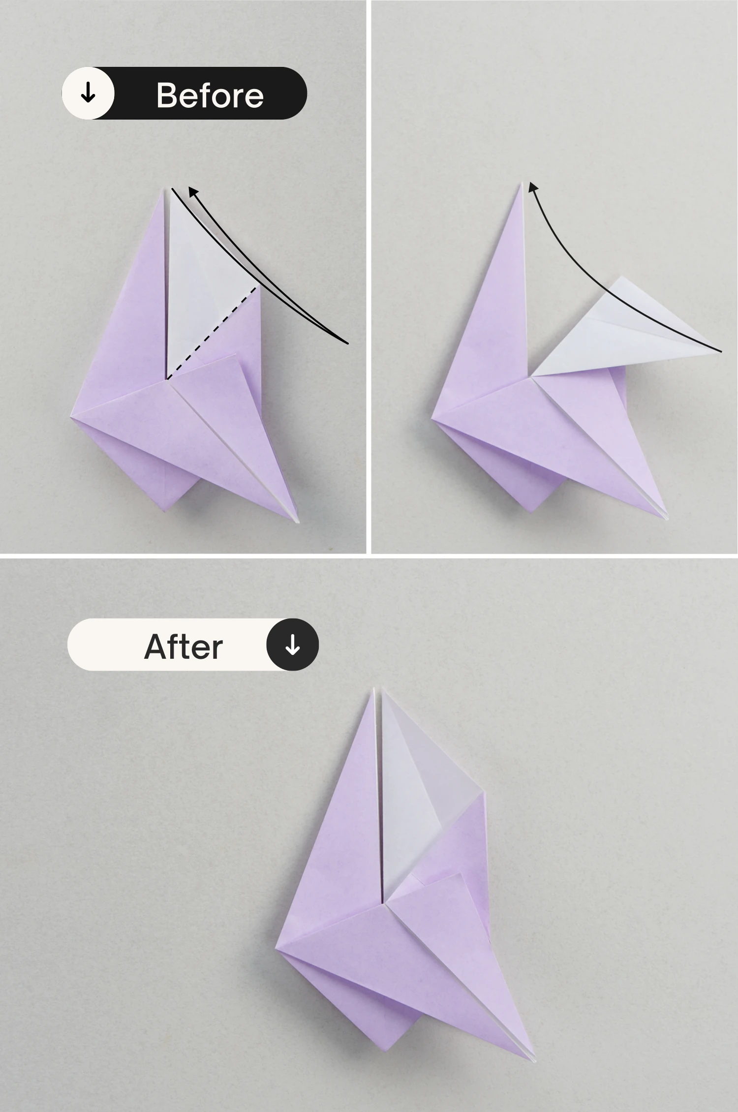 origami swan| origamiok.com