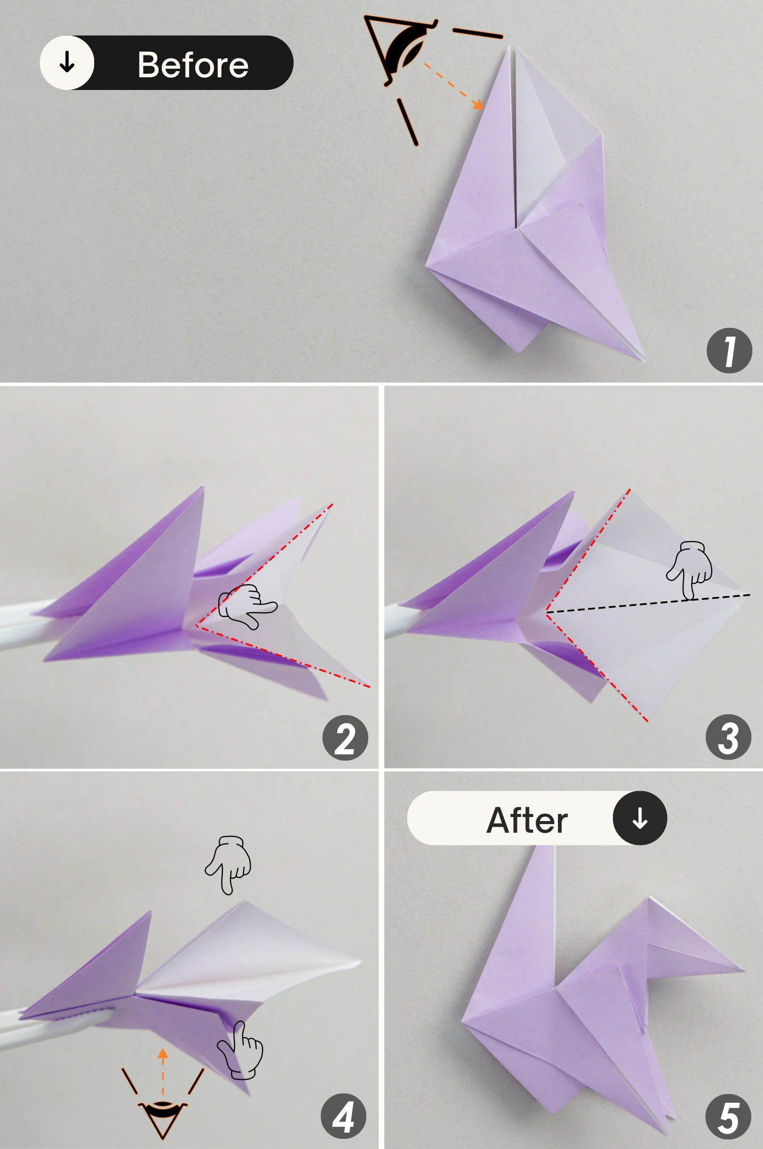 origami swan| origamiok.com