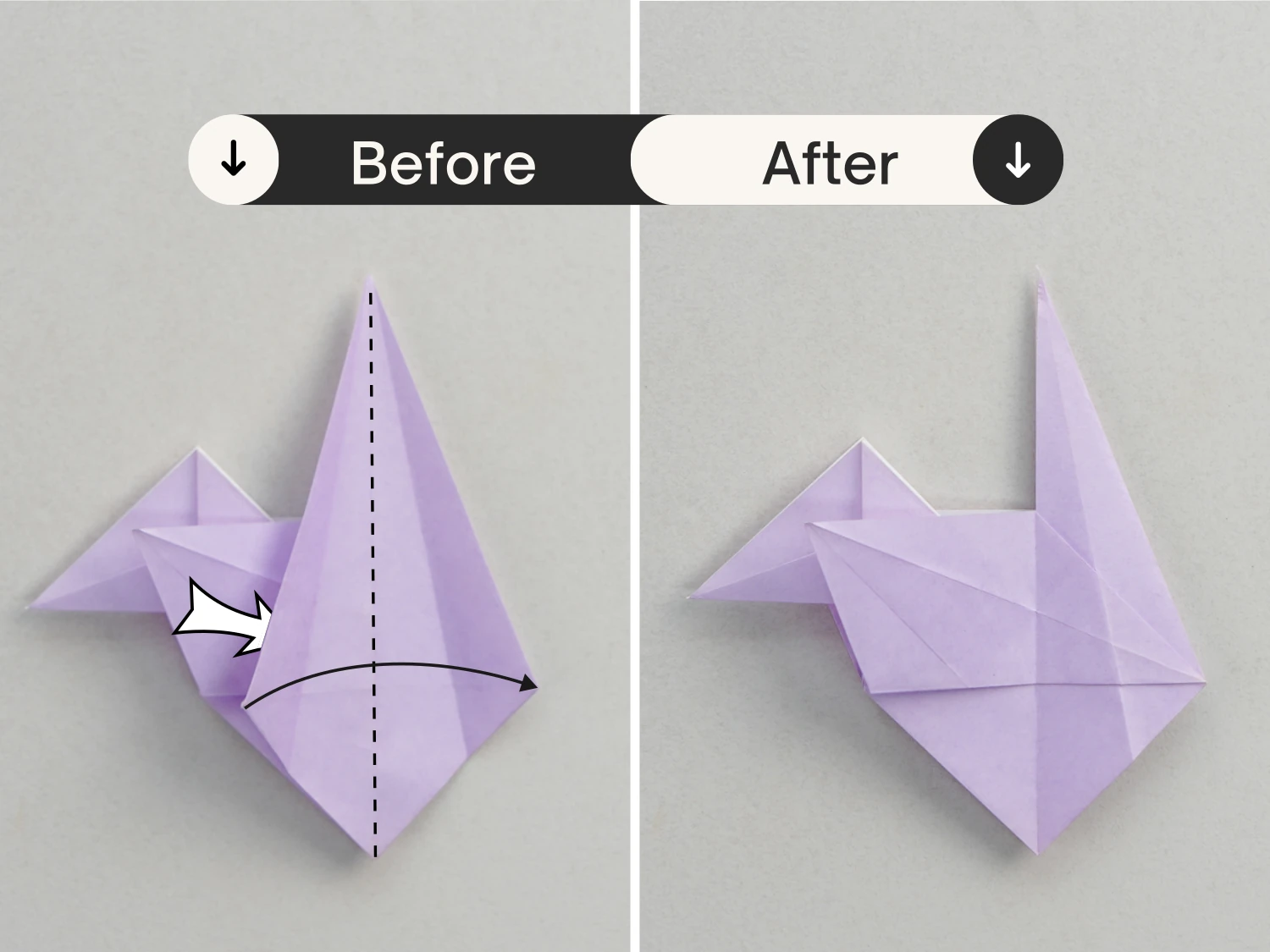 origami swan| origamiok.com