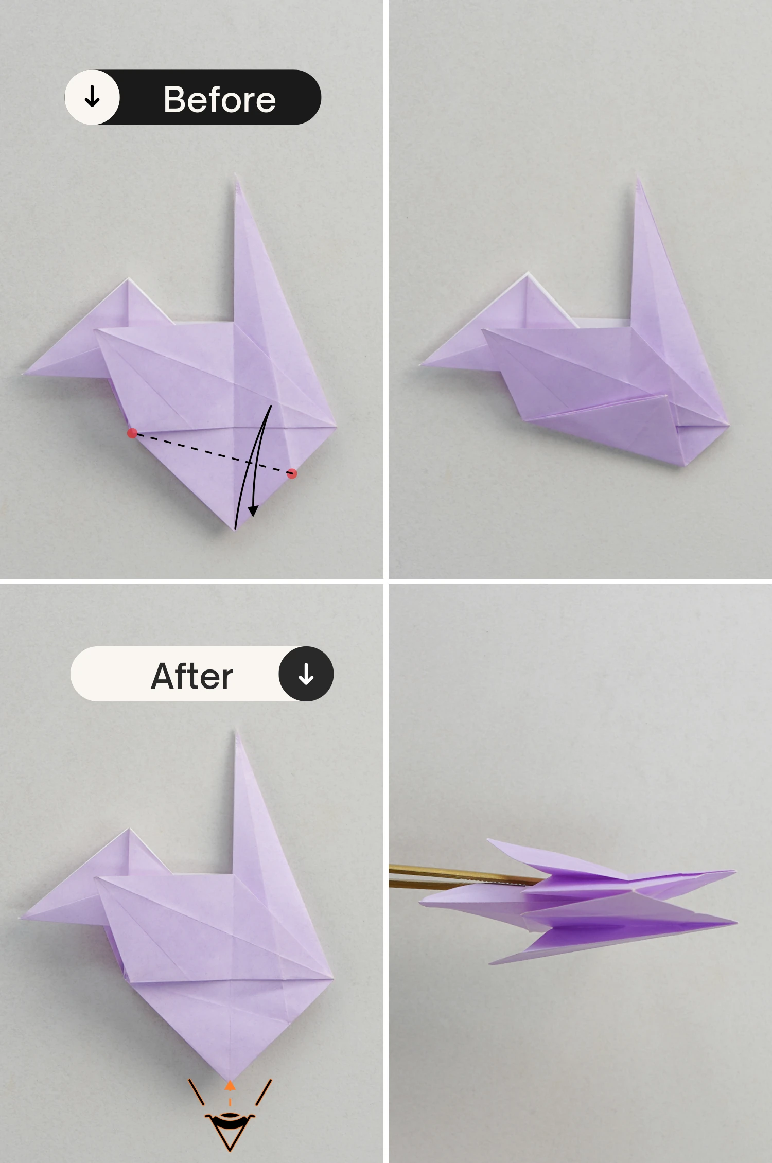 origami swan| origamiok.com