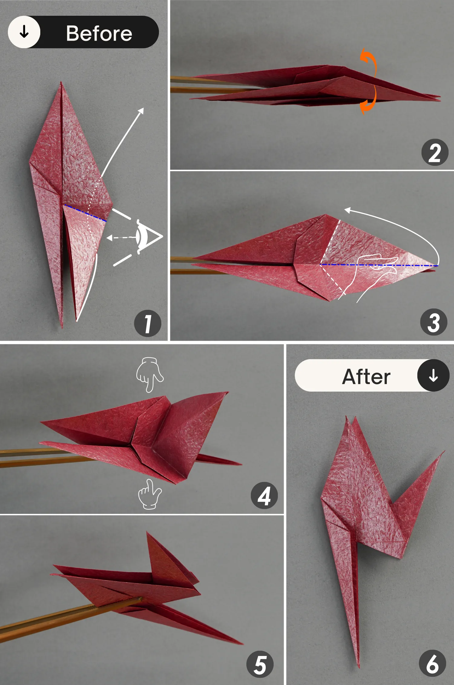 origami turkey| origamiok.com