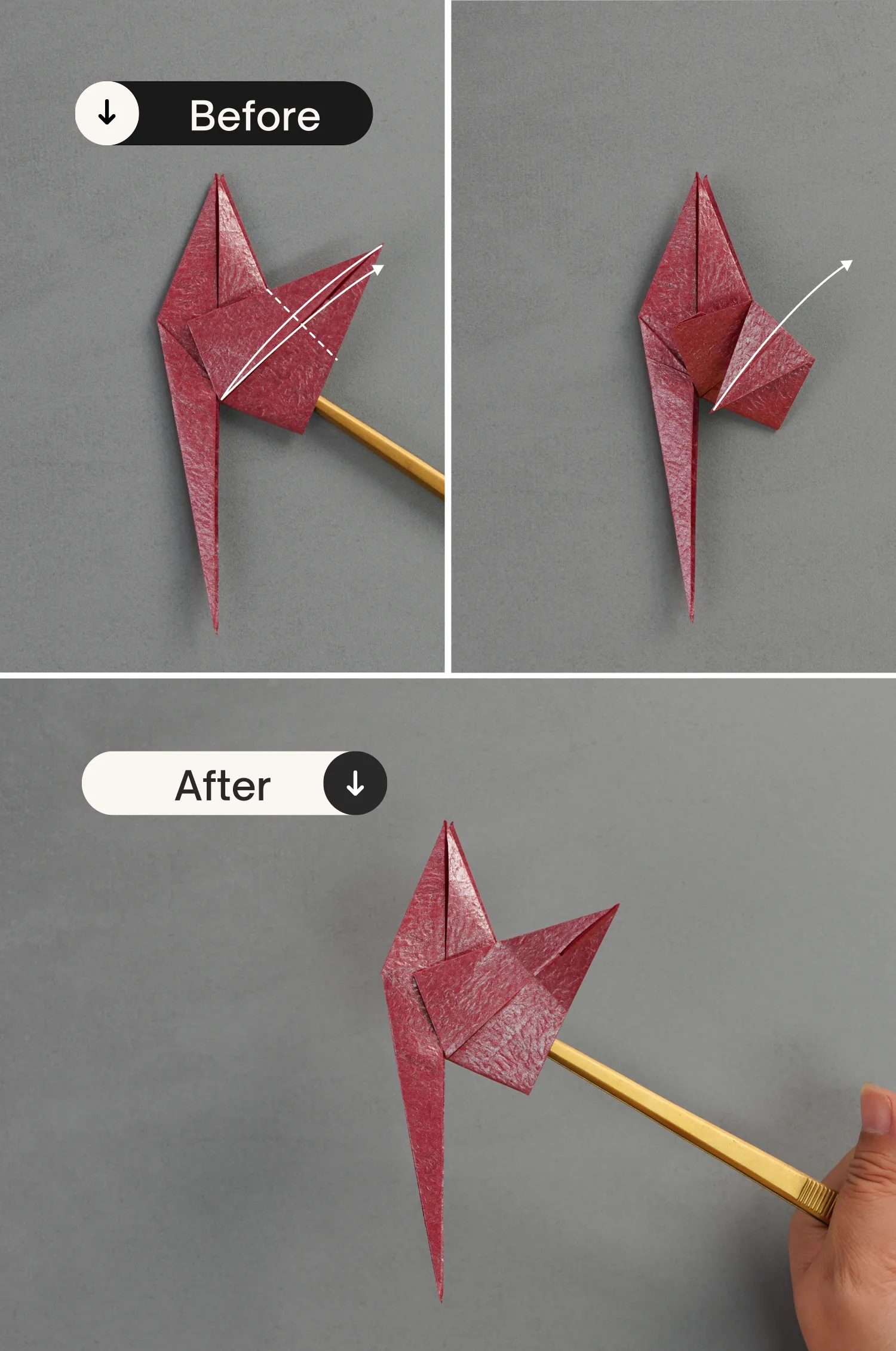 origami turkey| origamiok.com