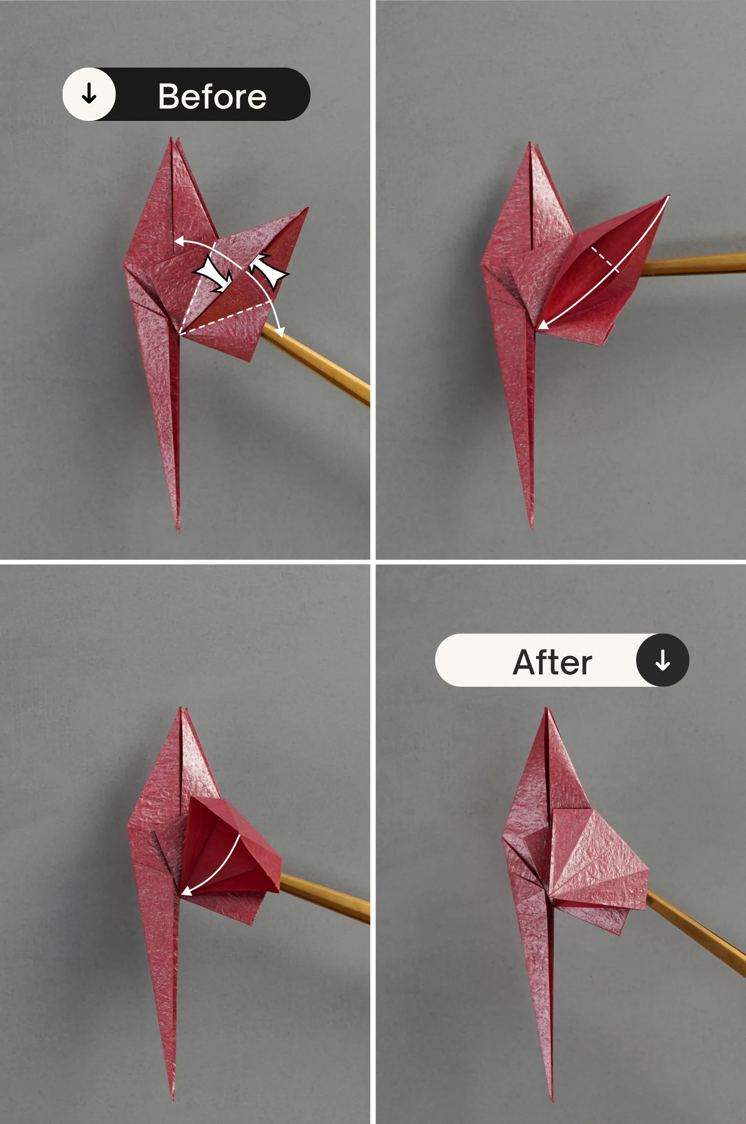 origami turkey| origamiok.com