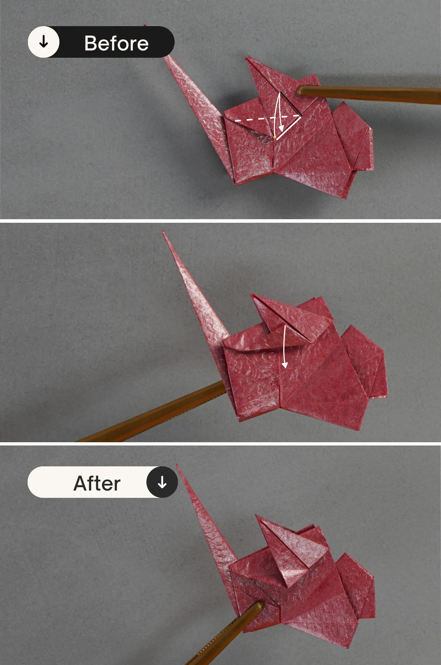 origami turkey| origamiok.com