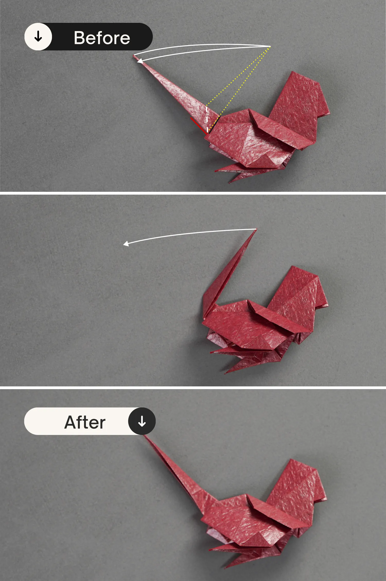 origami turkey| origamiok.com