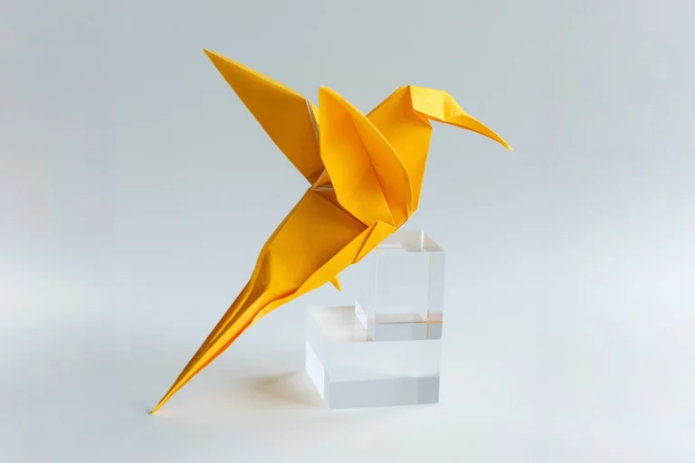 How to Fold an Origami Hummingbird