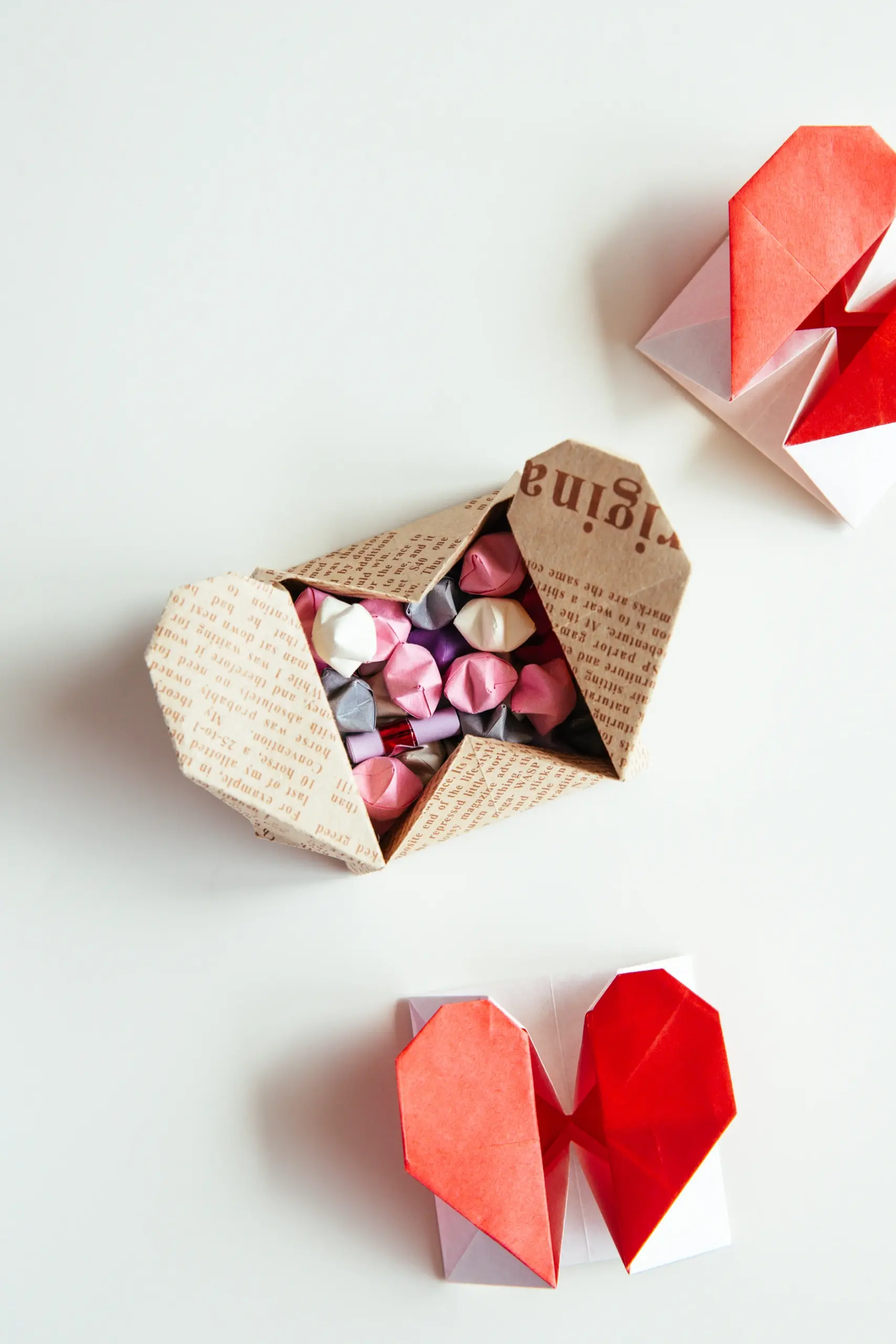 Origami Secret Heart Message Box | origamiok