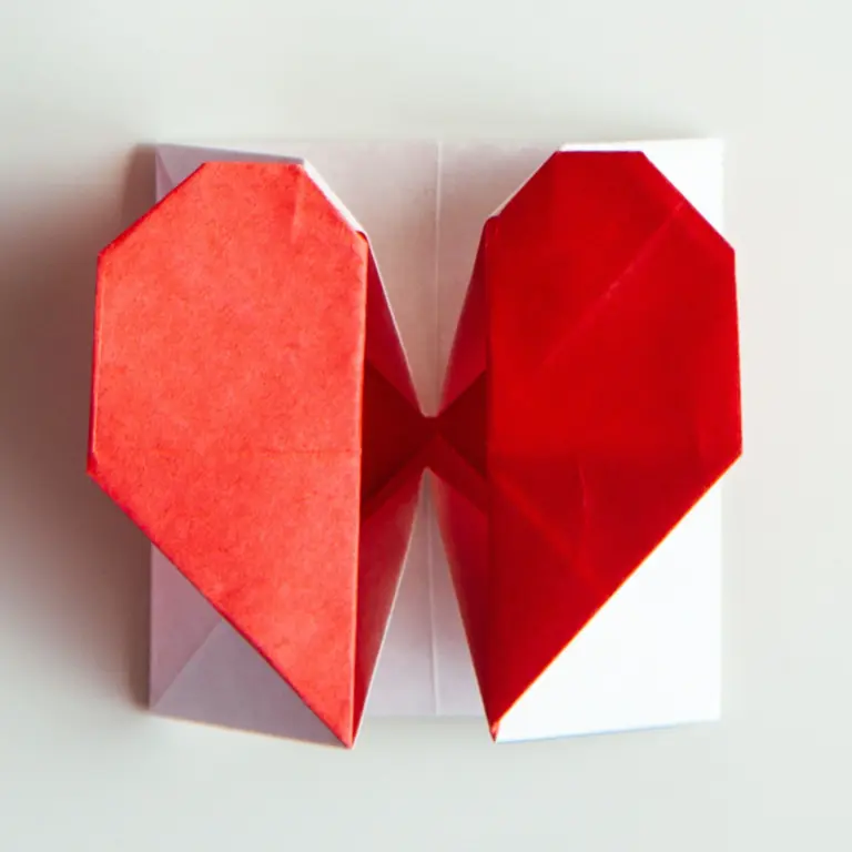 Origami Secret Heart Message Box | origamiok
