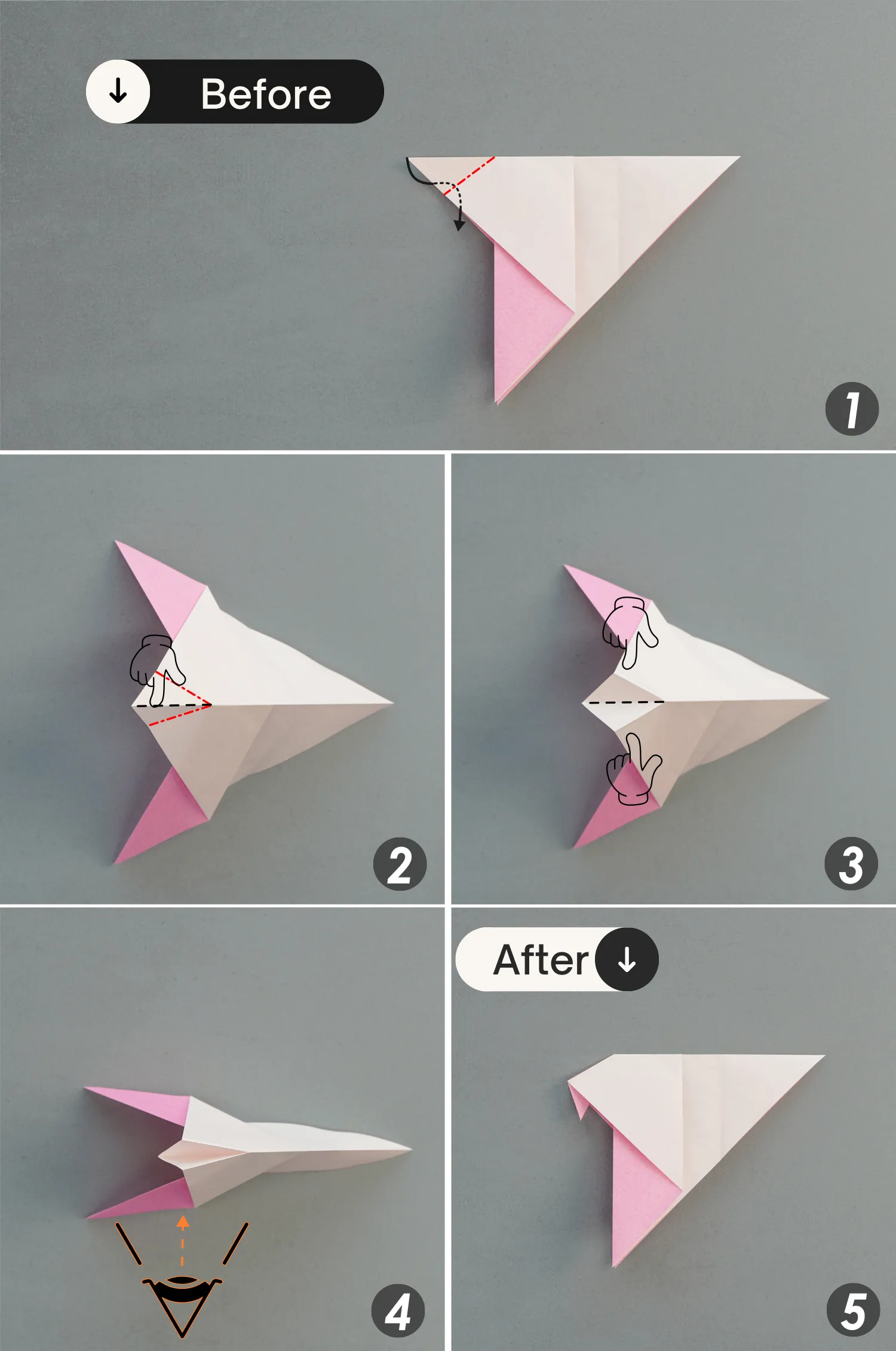 origami pigeon| origamiok