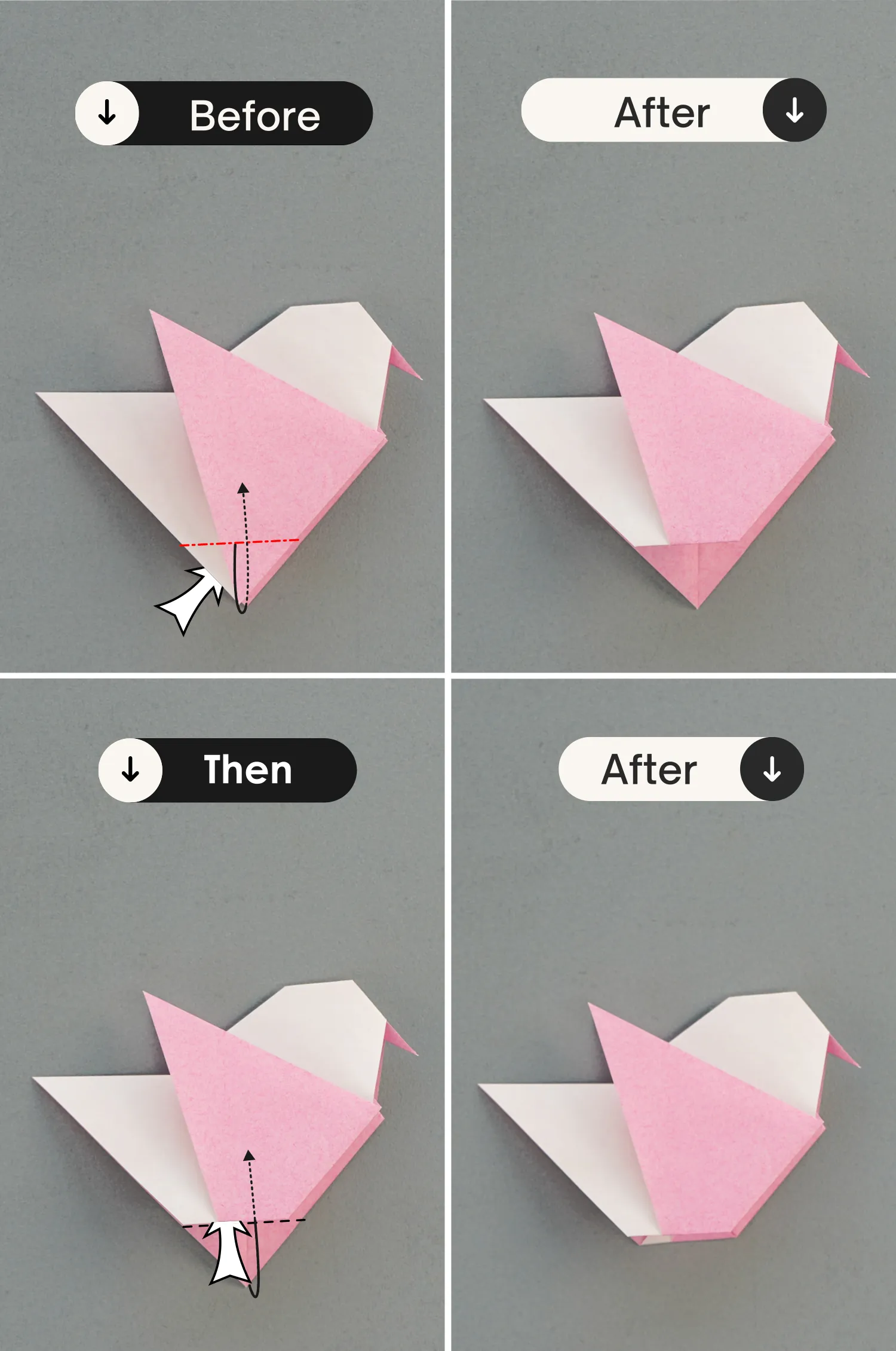 origami bird| origamiok