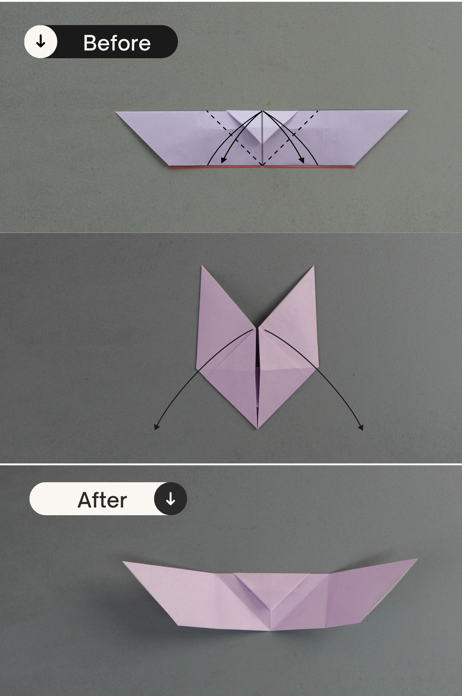 origami bat | origamiok