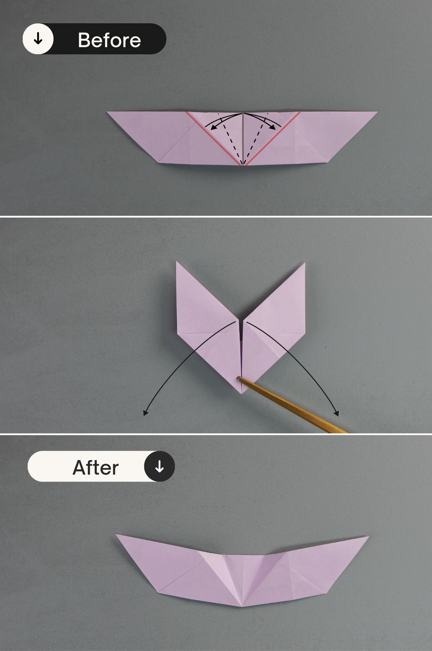 origami bat | origamiok