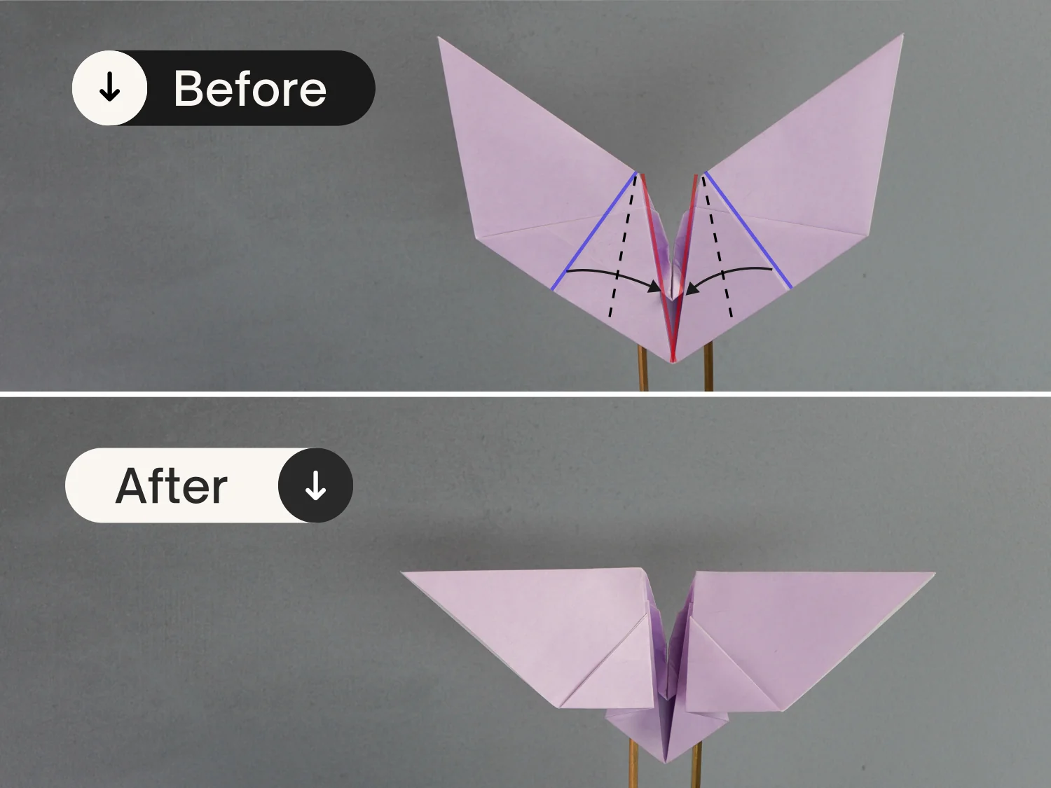 origami bat | origamiok