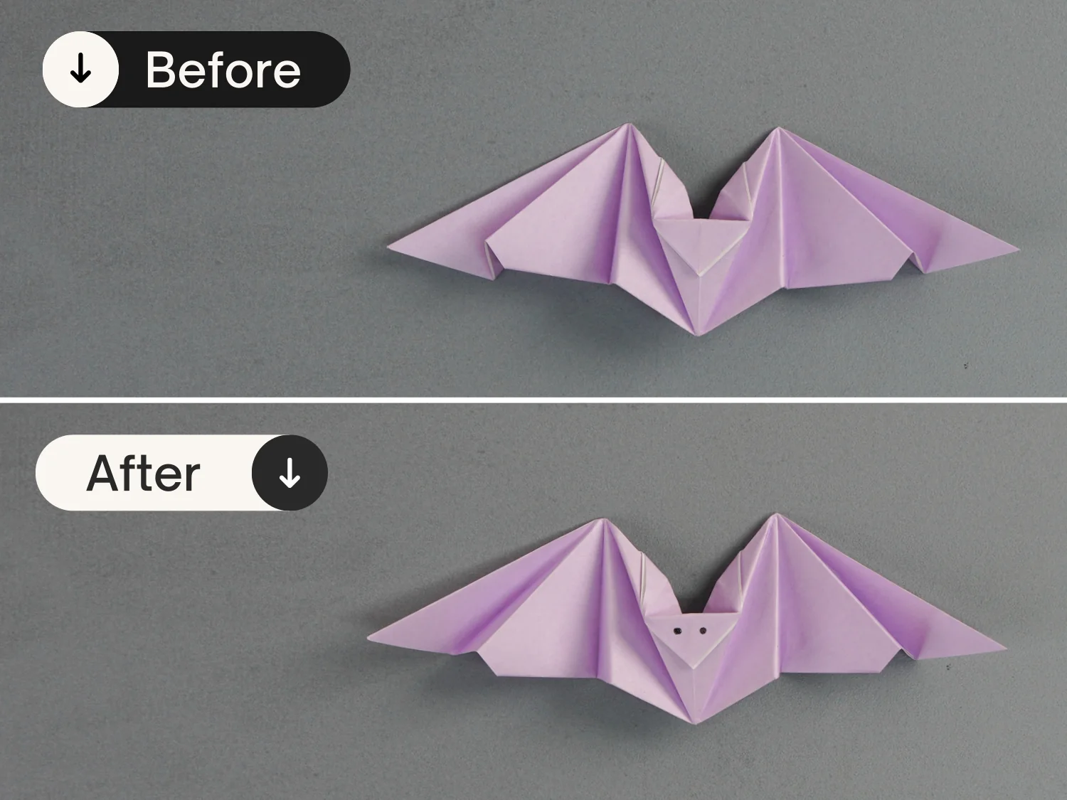 origami bat | origamiok