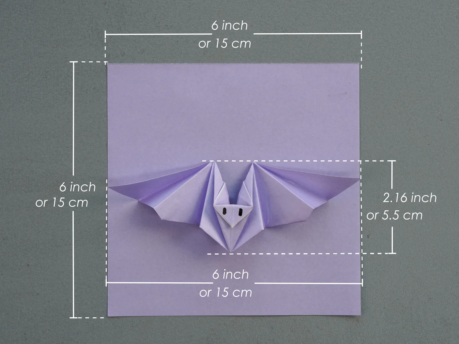 origami bat | origamiok