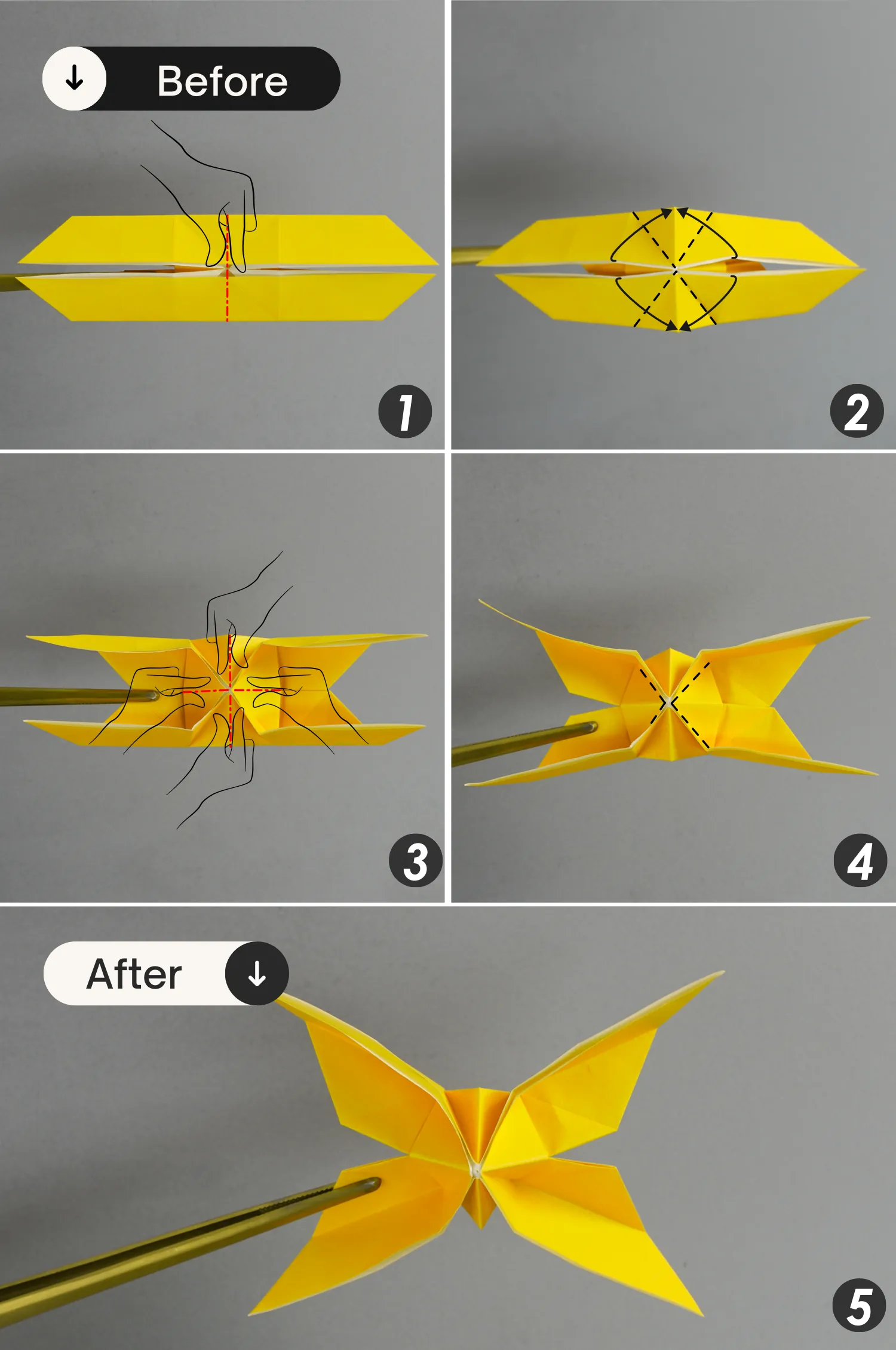 origami butterfly | origamiok