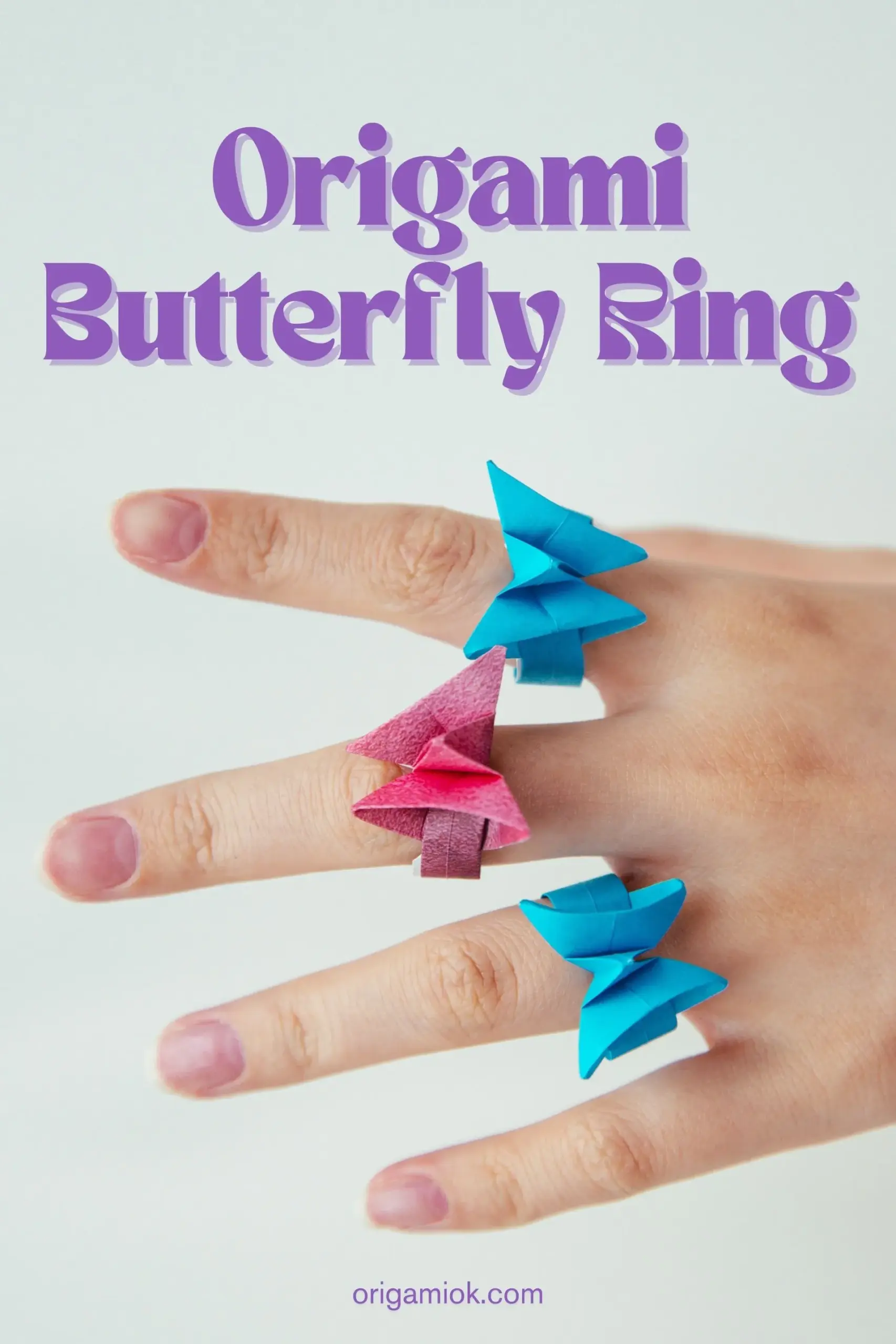 Origami butterfly ring | OrigamiOk