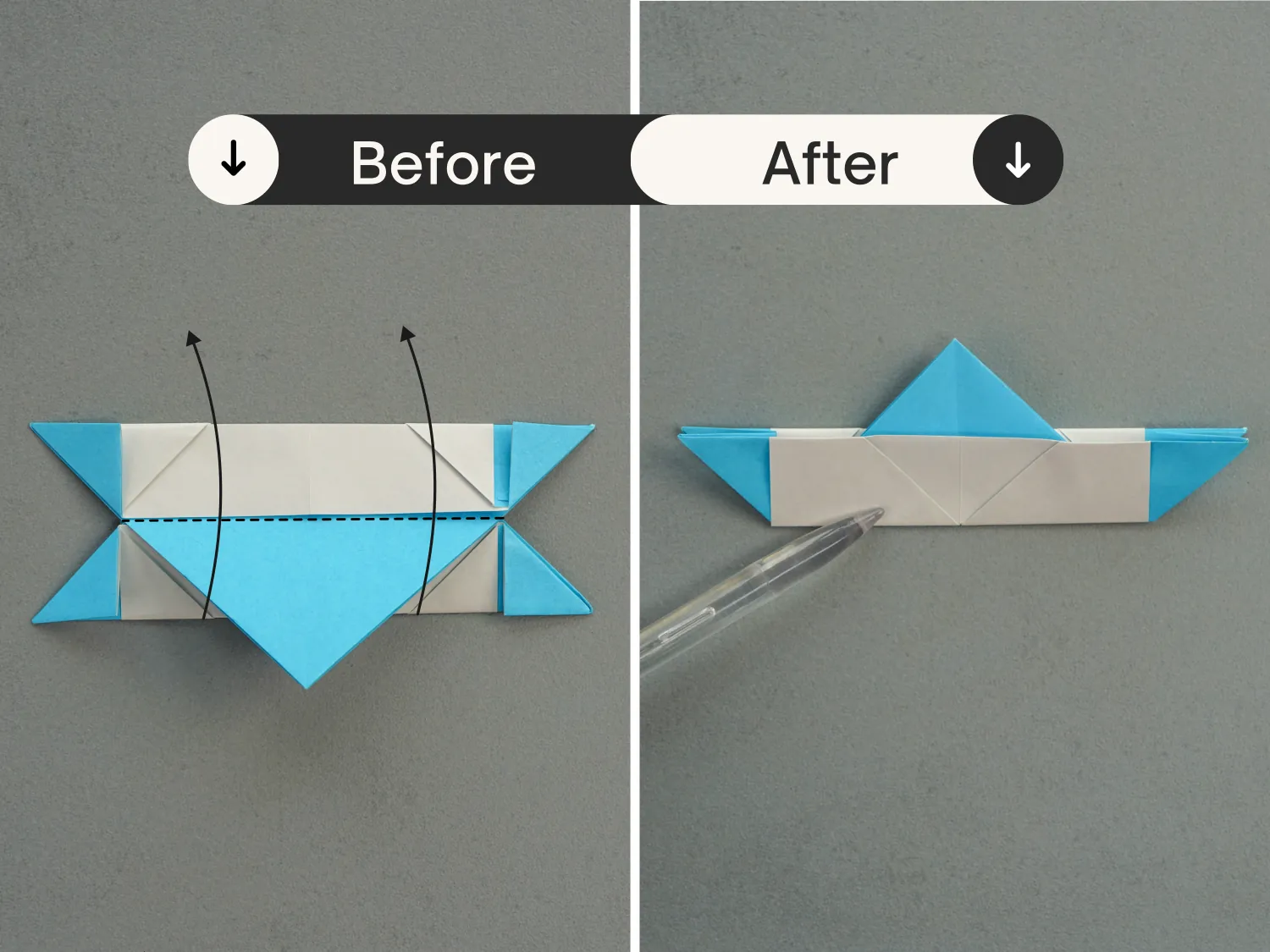 Origami canoe | OrigamiOk