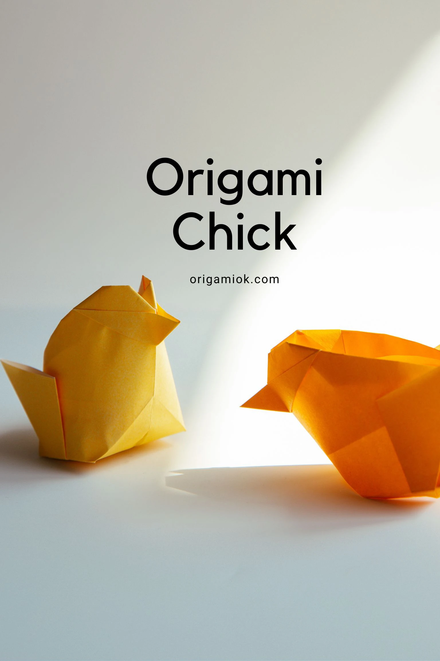 origami chick | origamiok