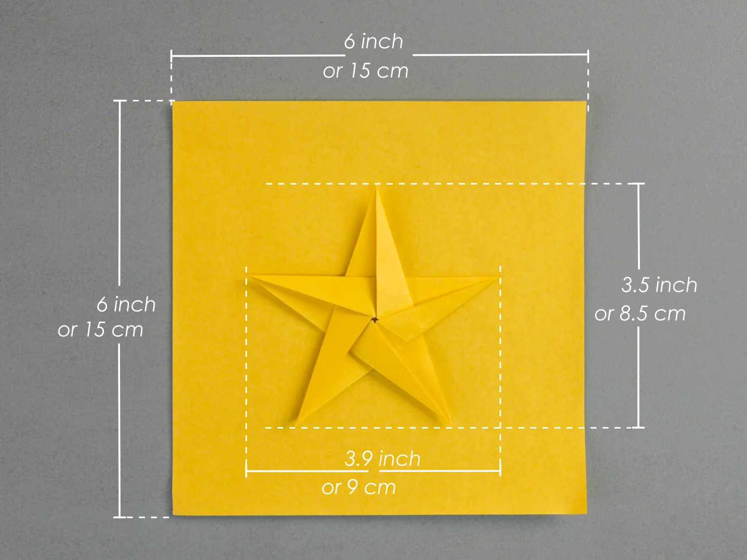 origami Christmas star | origamiok