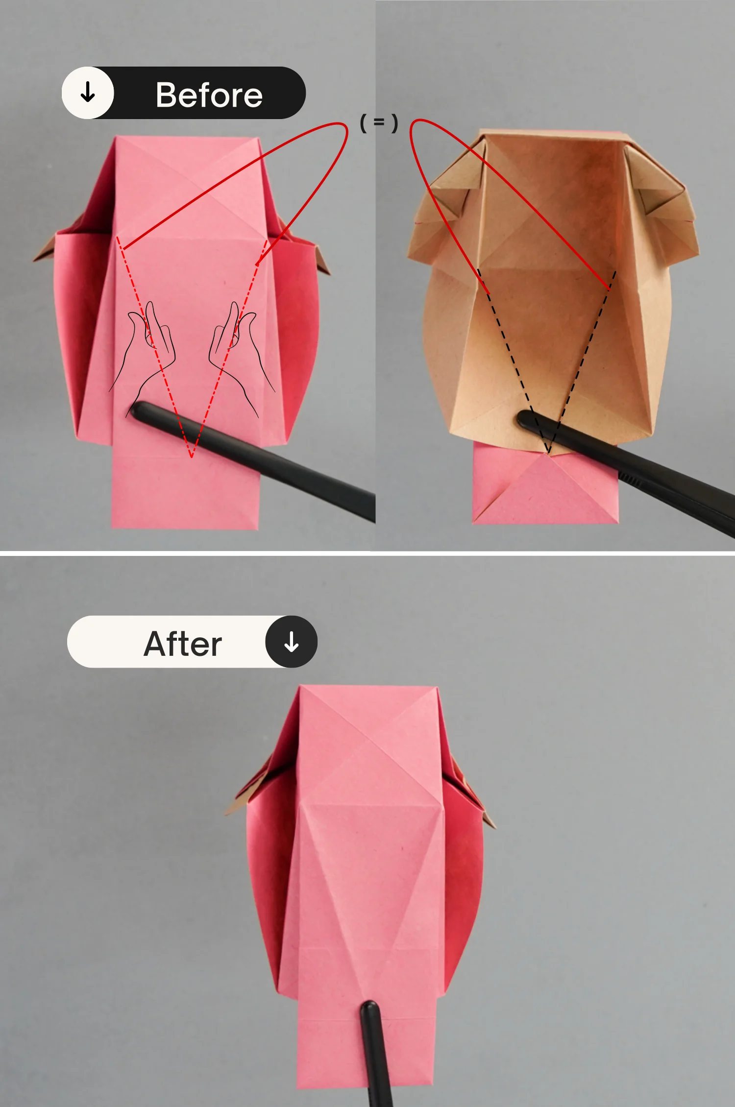 origami cute whale | origamiok