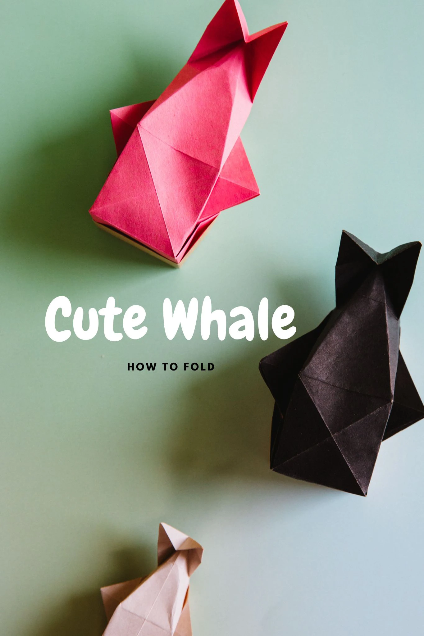 origami cute whale | origamiok