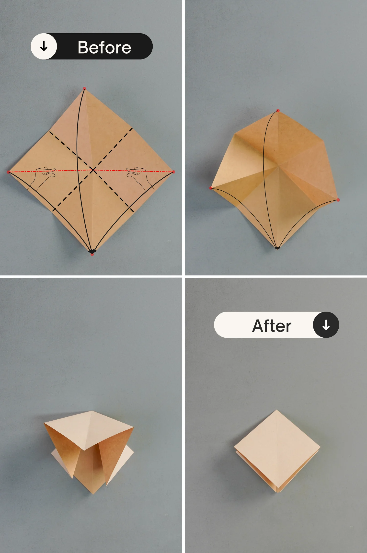 origami diamond | origamiok