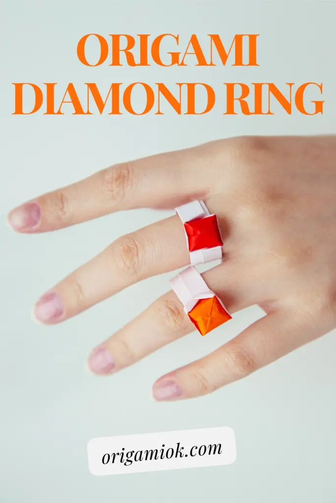 Origami diamond ring | OrigamiOk