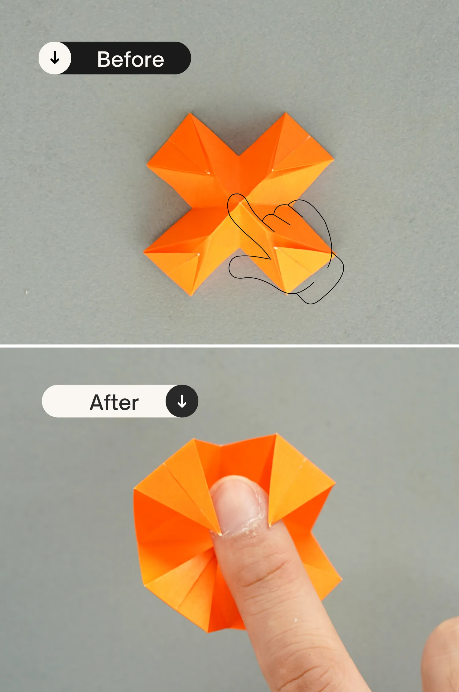 origami finger trap| origamiok