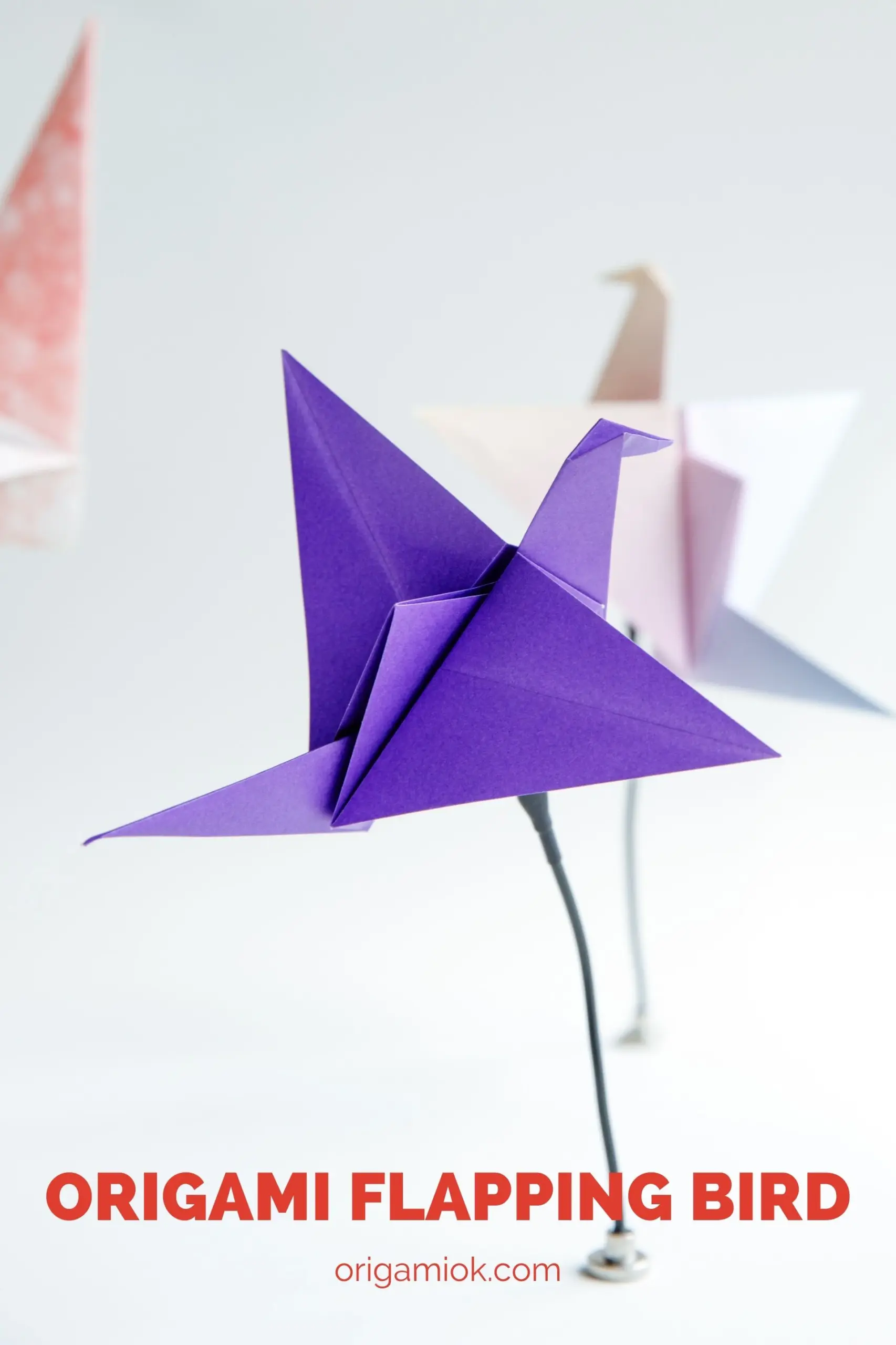 Origami flapping bird | OrigamiOk