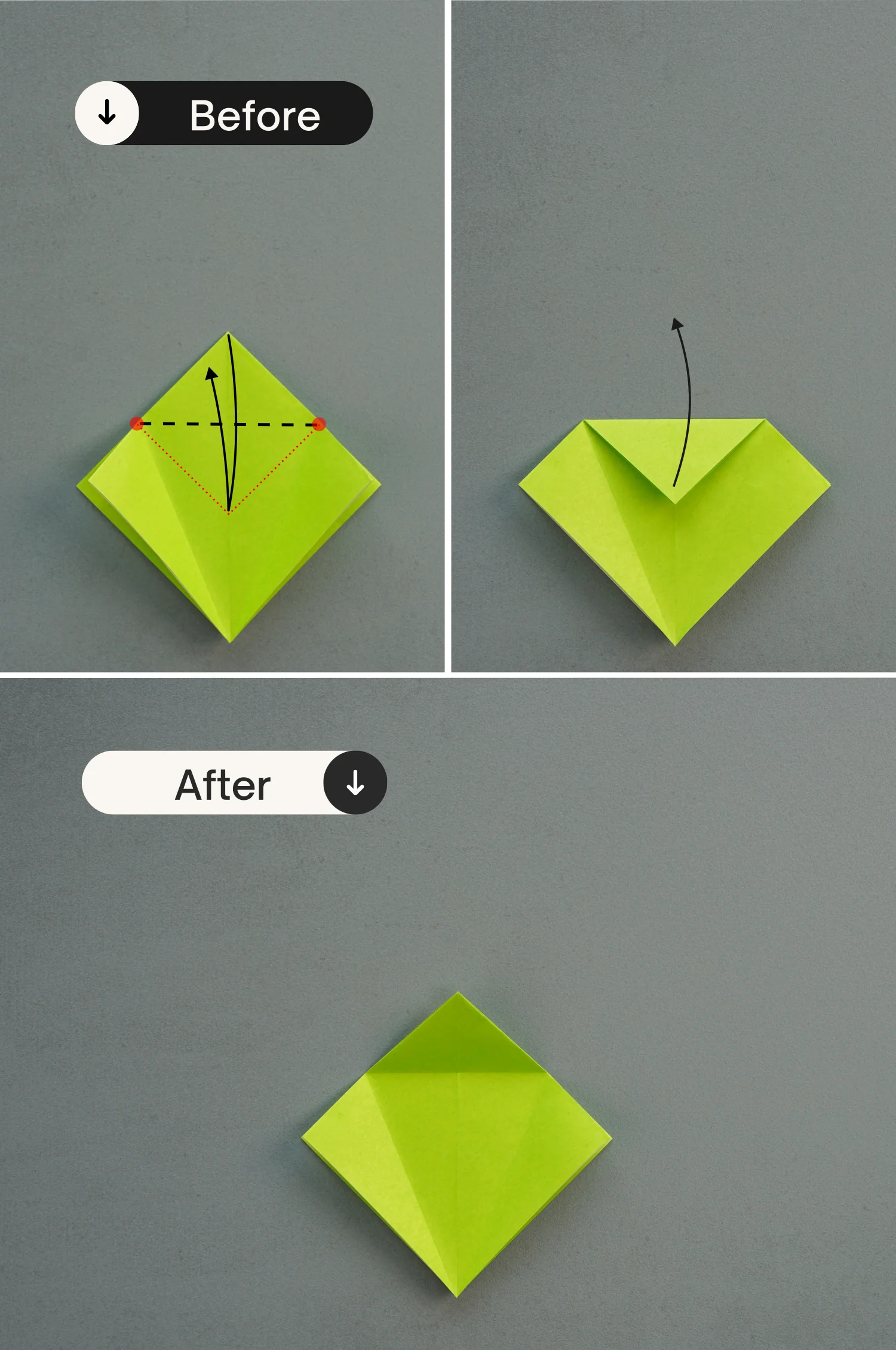 Origami grass | OrigamiOk