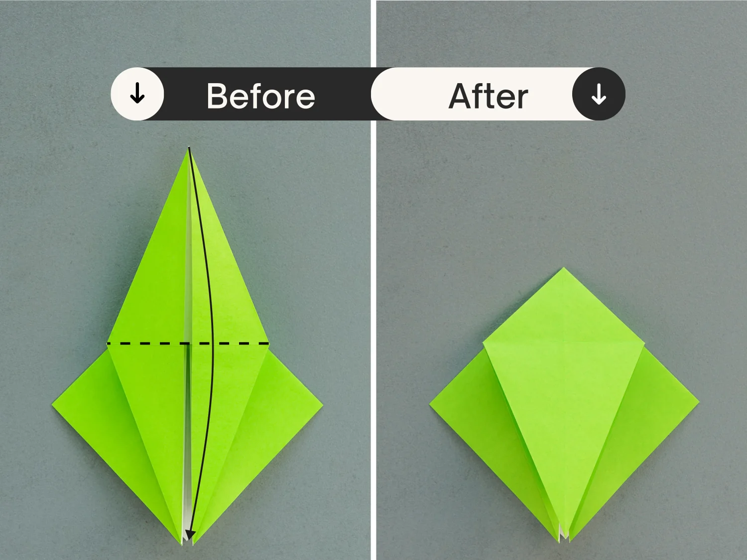 Origami grass | OrigamiOk