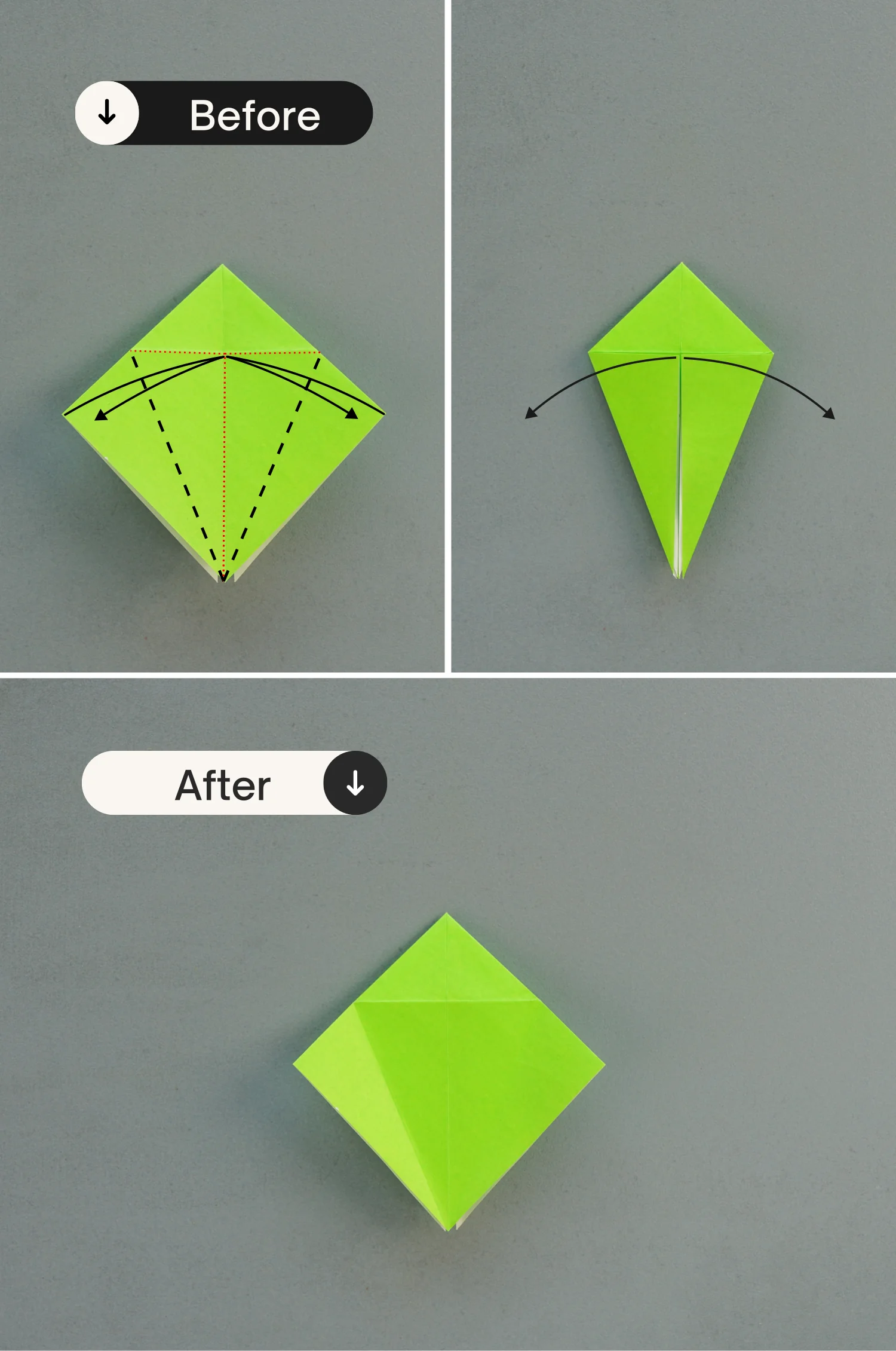 Origami grass | OrigamiOk