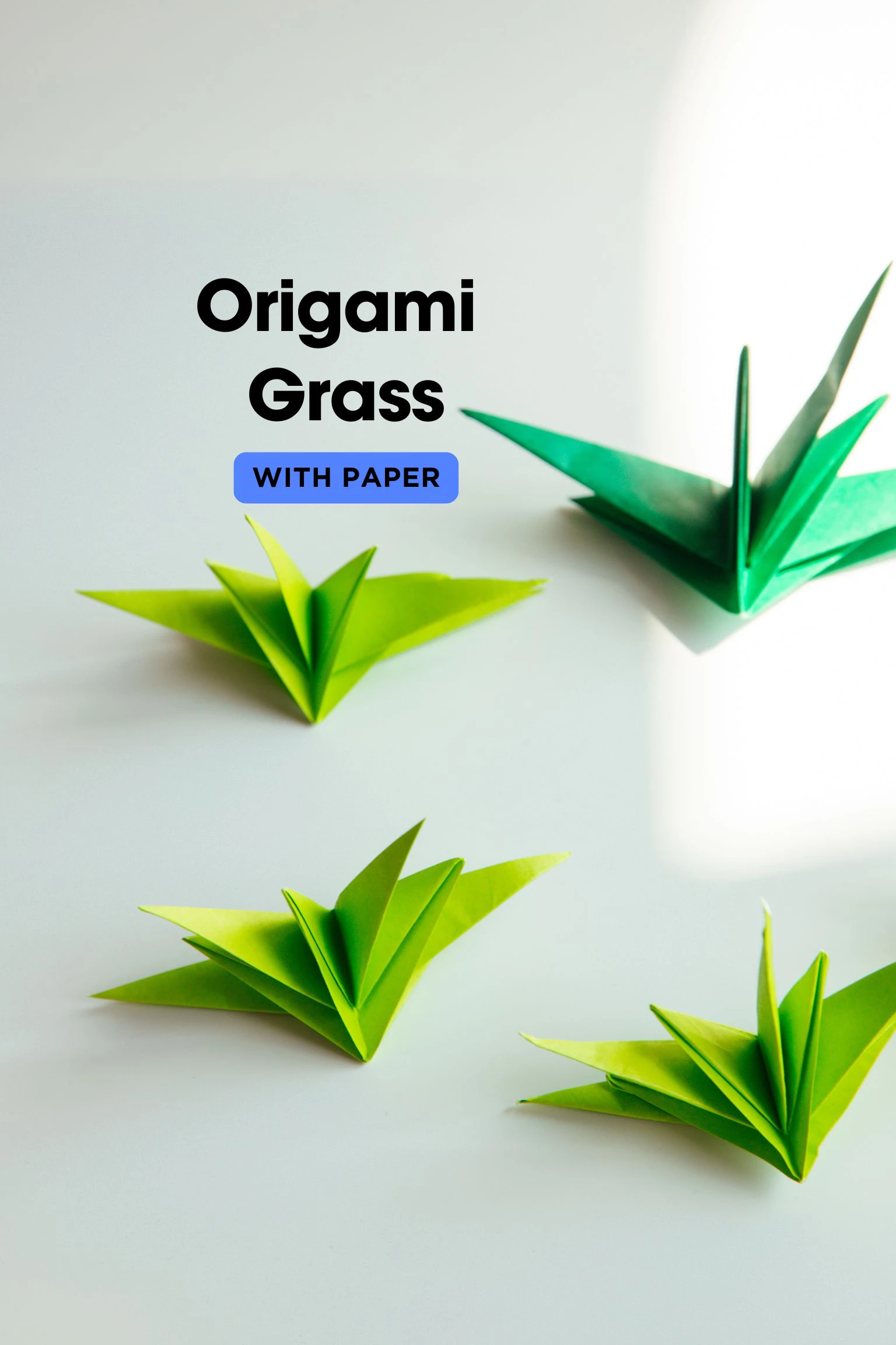 origami grass | origamiok