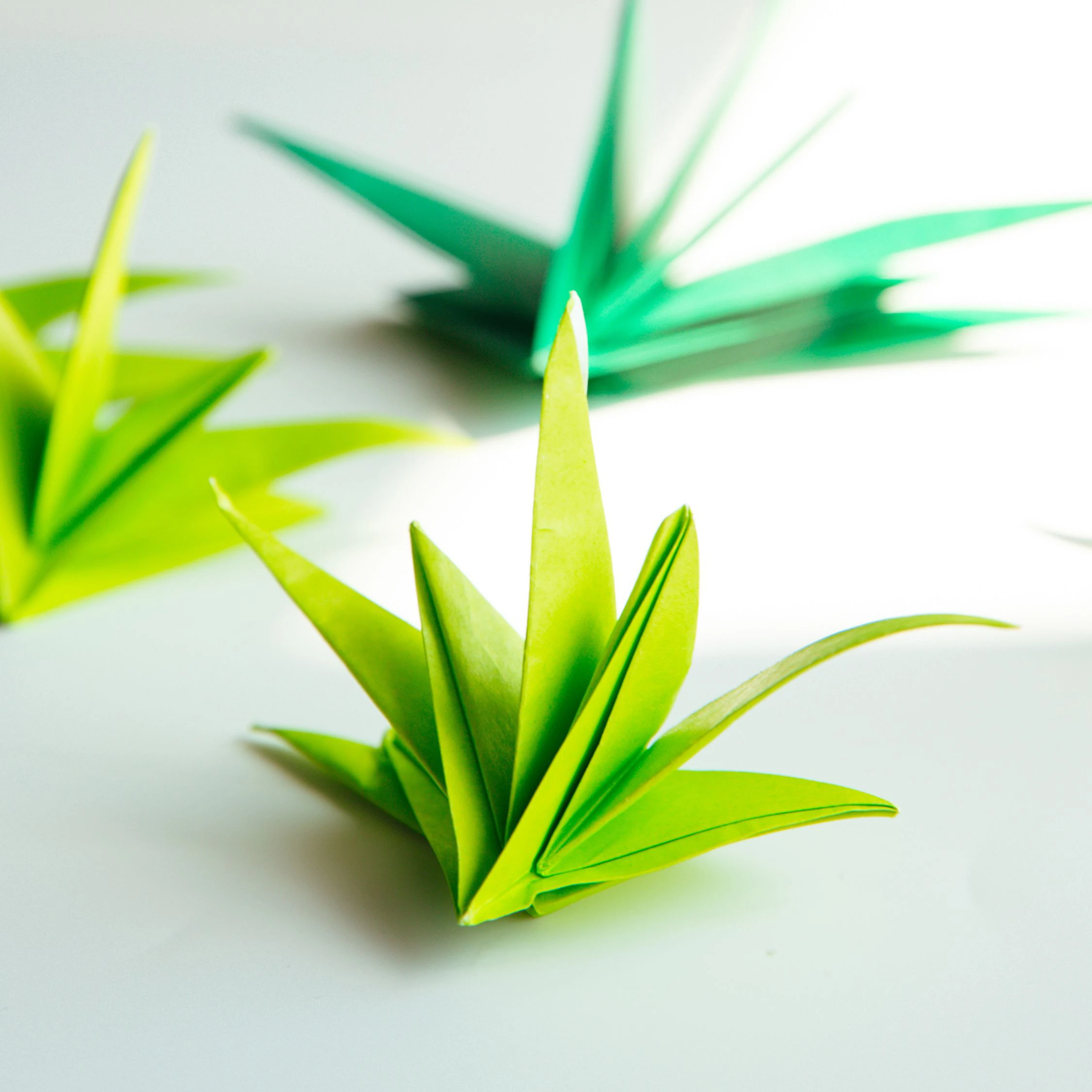 Origami grass | OrigamiOk