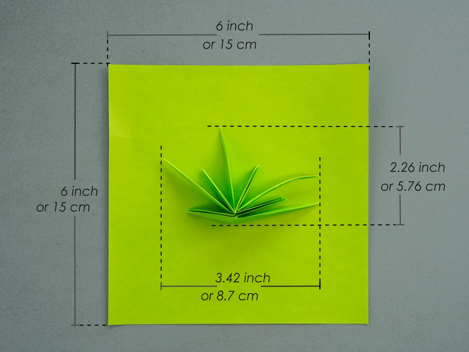 Origami grass | OrigamiOk