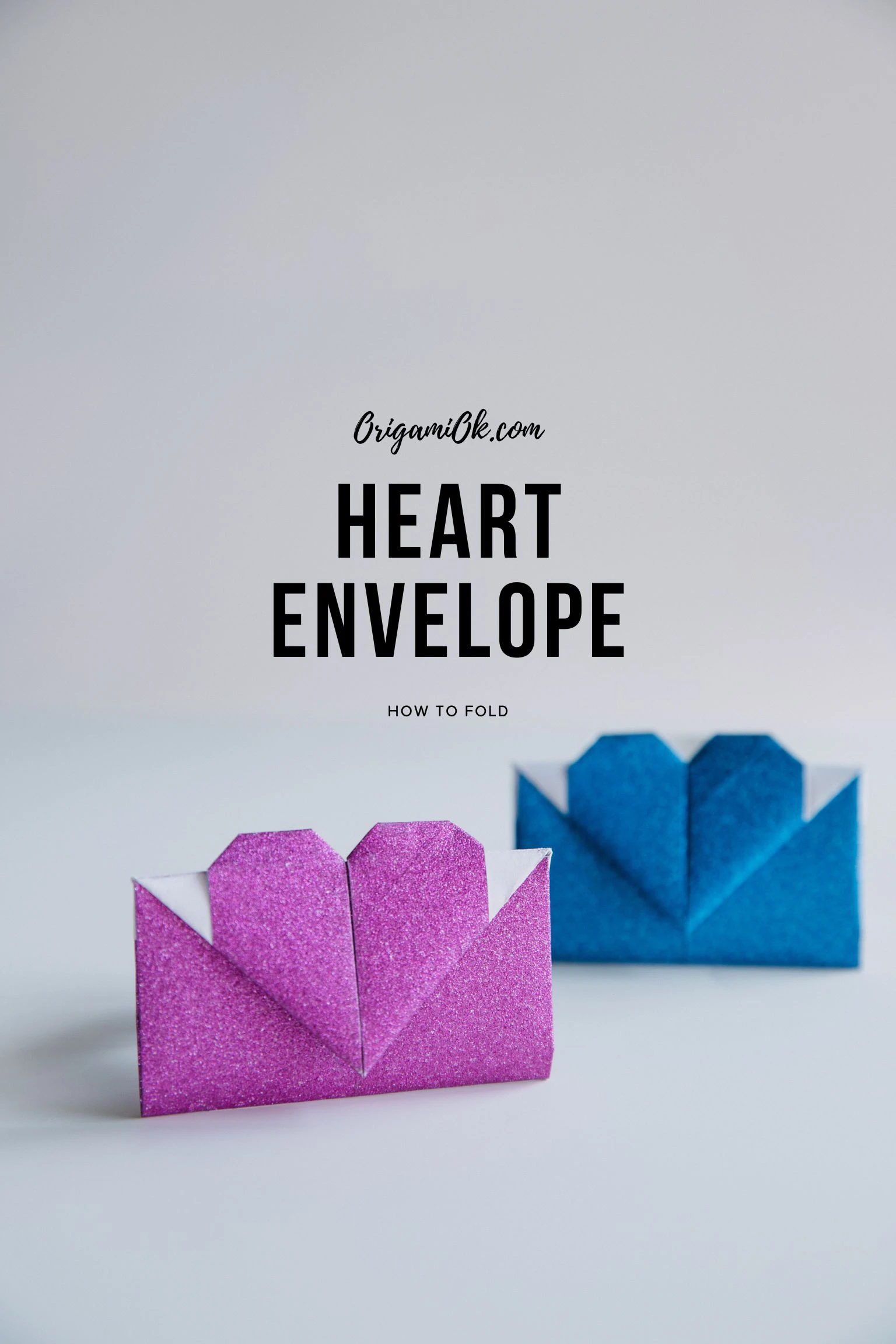 origami heart envelope | origamiok