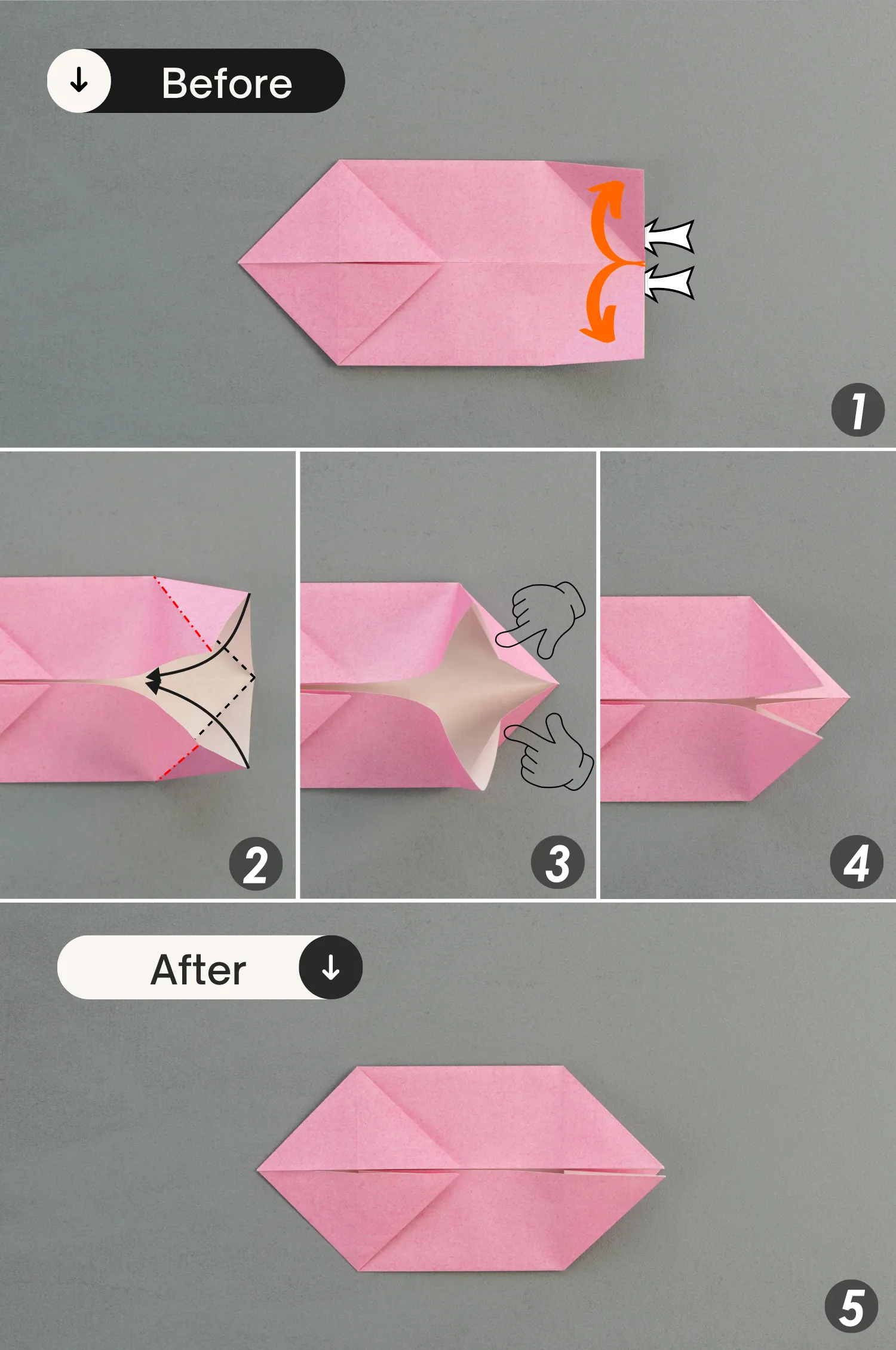 origami mouse| origamiok