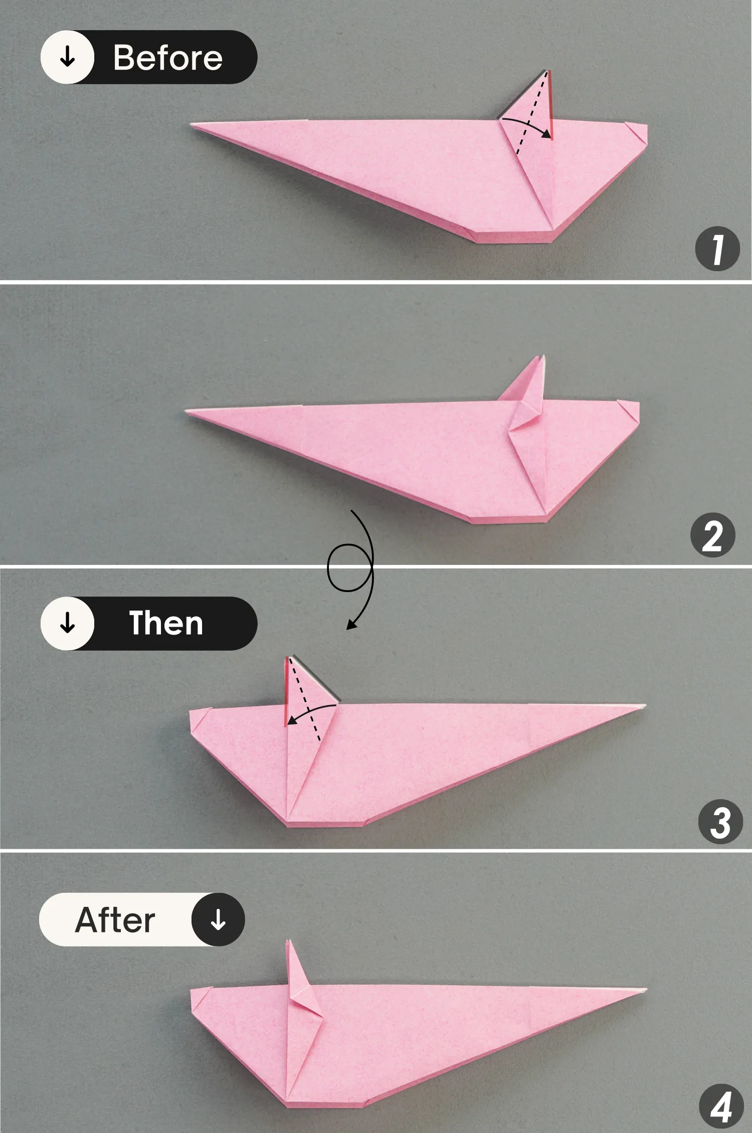 origami mouse| origamiok